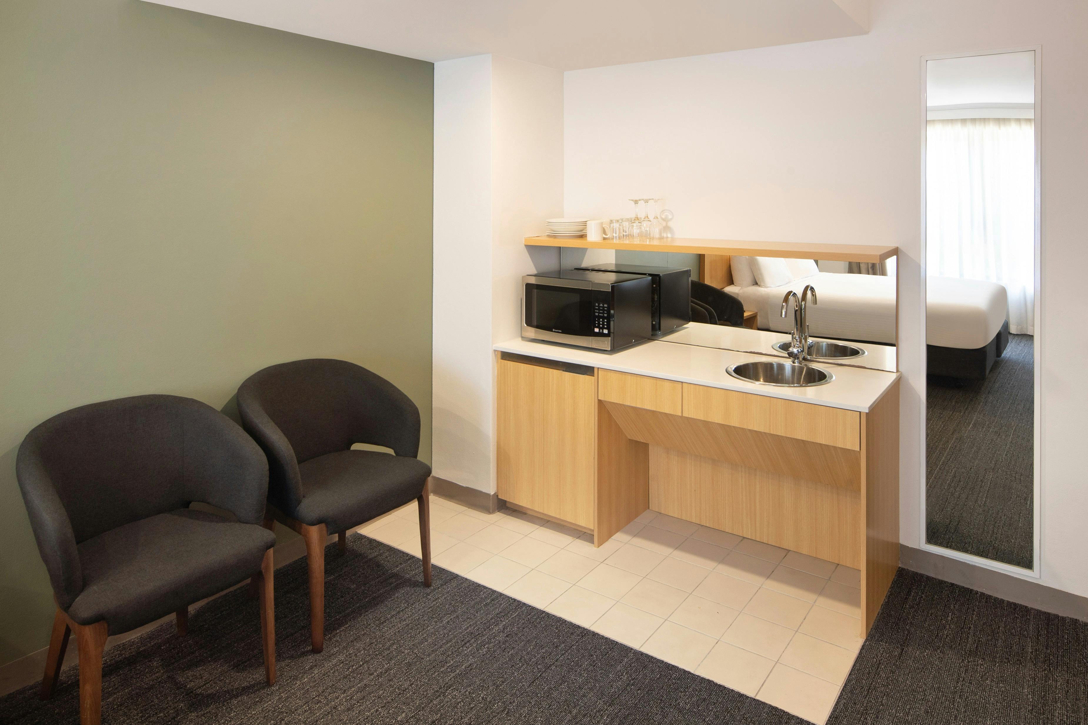 Accessible kitchenette in the room