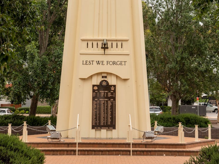 Cenotaph in Griffith Memorial Park