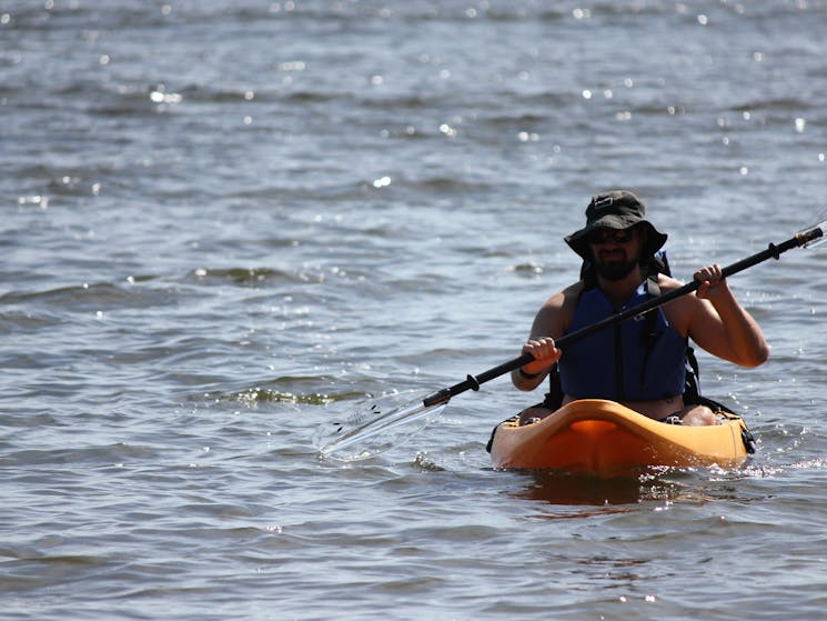 Kayaking Lake Macquarie