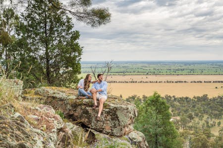 Sitting on Rock