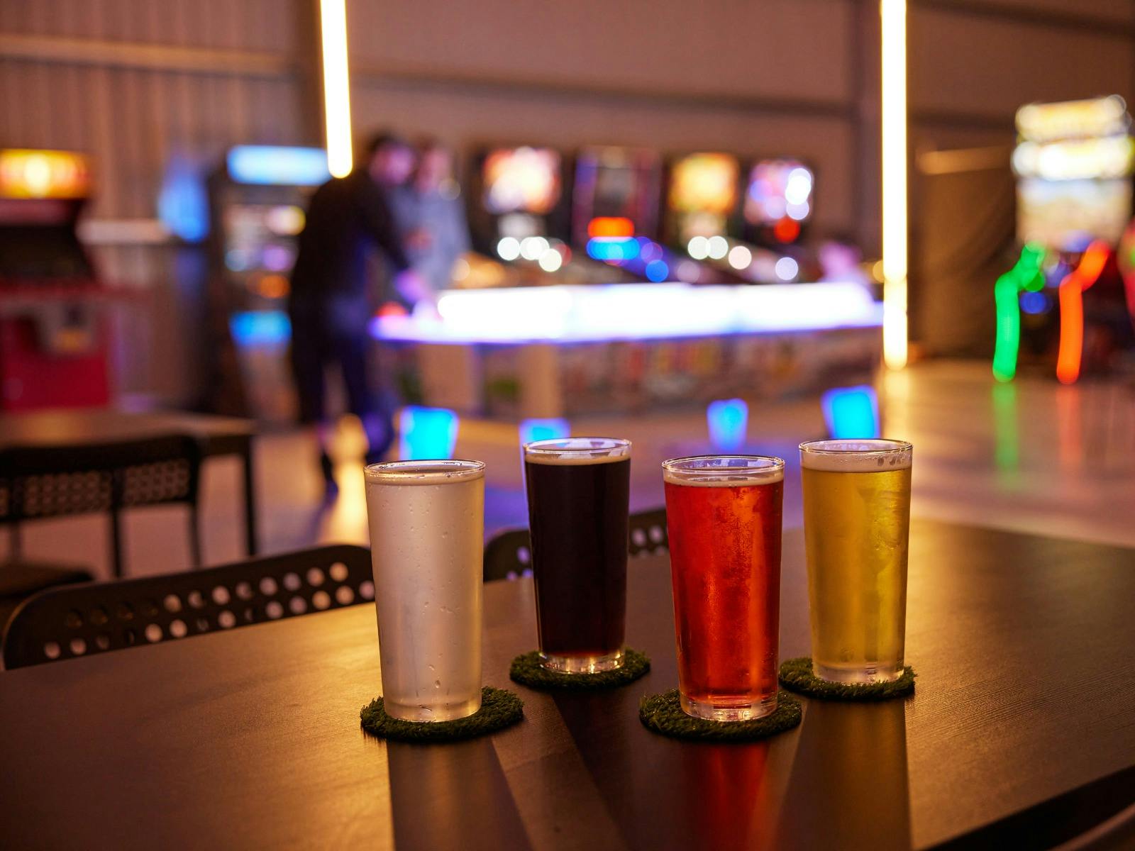 Beers in the barcade