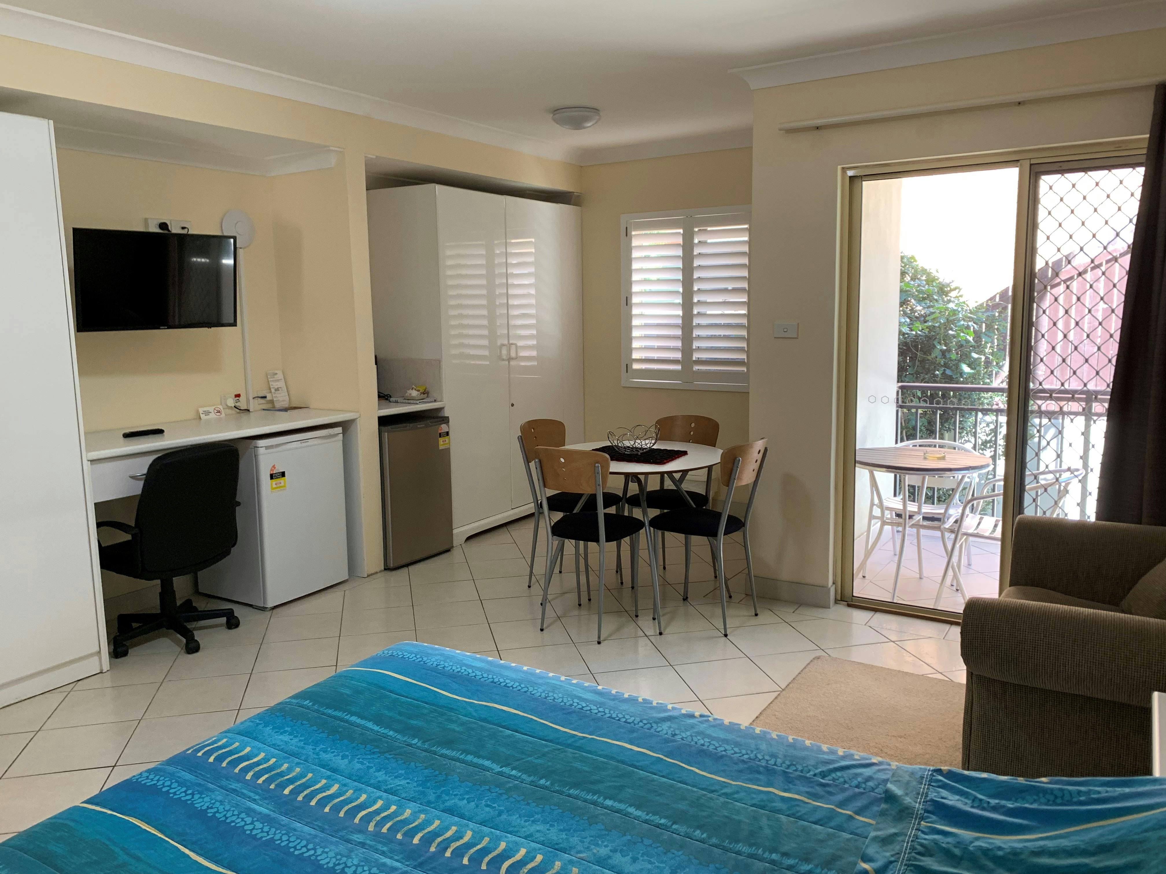 Dining and kitchen area