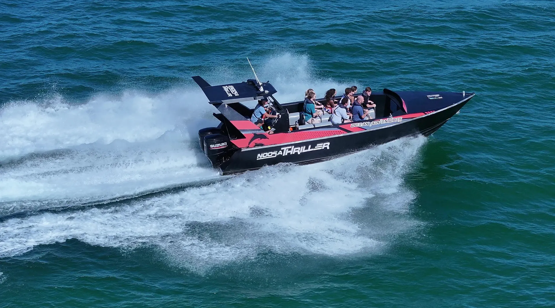 Noosa Thriller jet boat style action