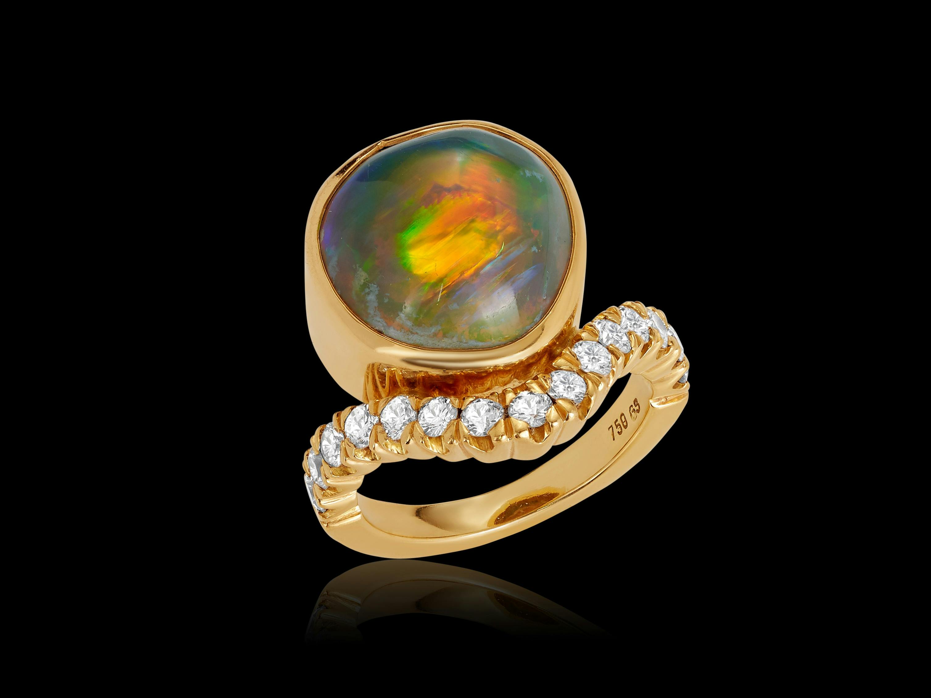 Black opals, solid opals, crystal opals, Lightning Ridge opals, bespoke jewellery, opliased fossil