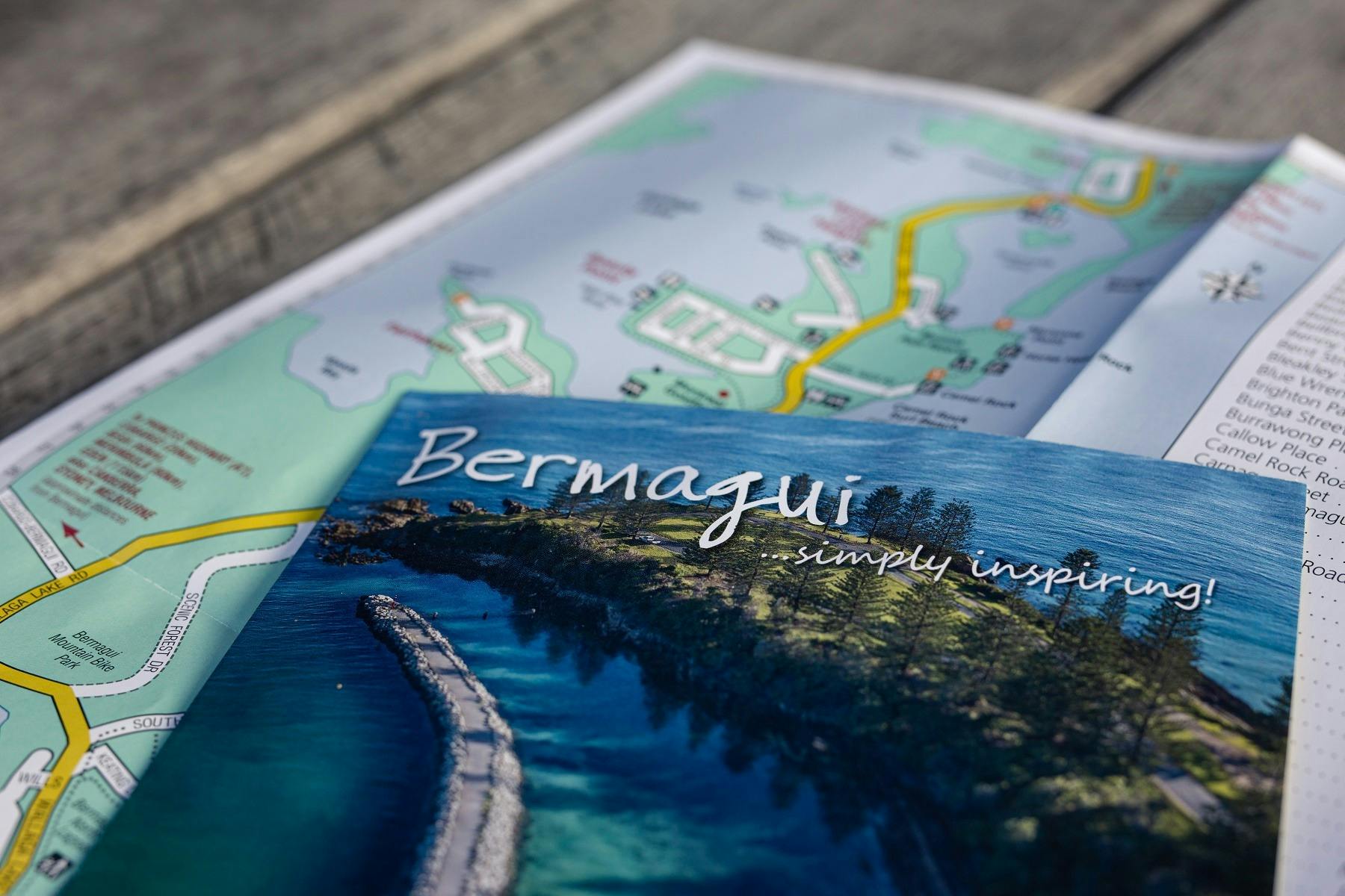 Bermagui visitor guide with local area map