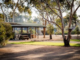 Grassed Sites and BBQ Area