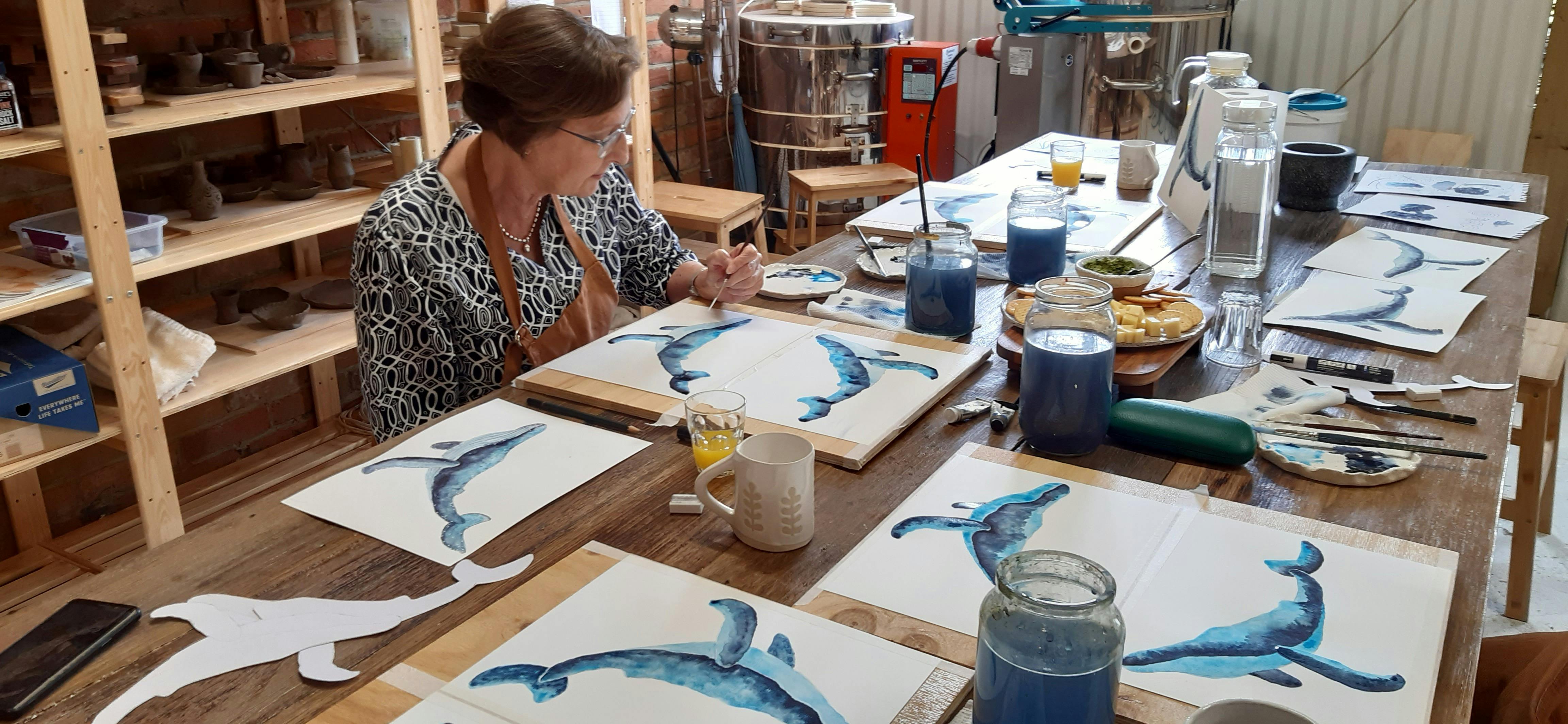 Watercolour painting