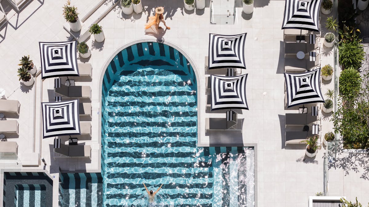 Pool area