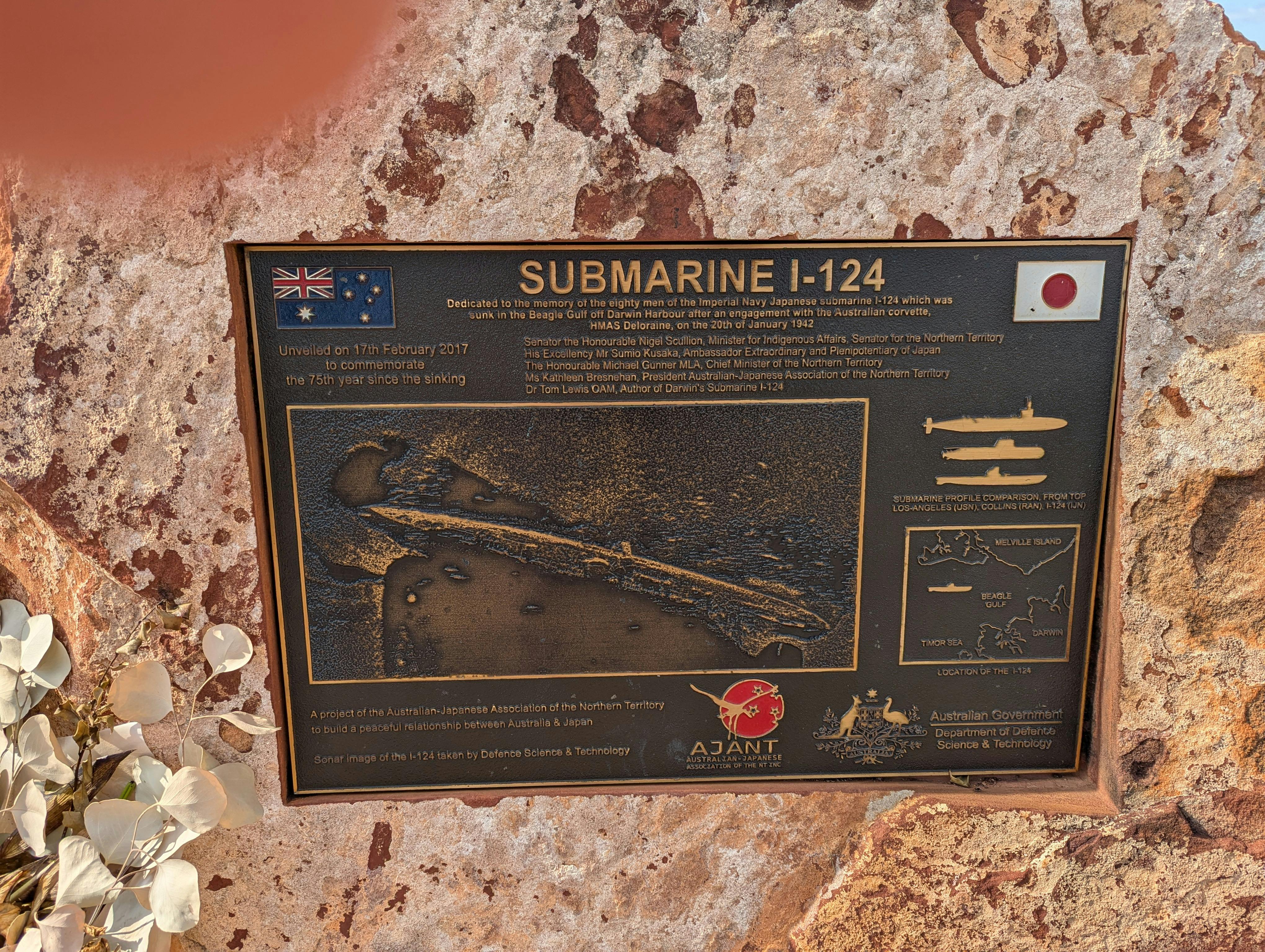 Japanese submarine memorial
