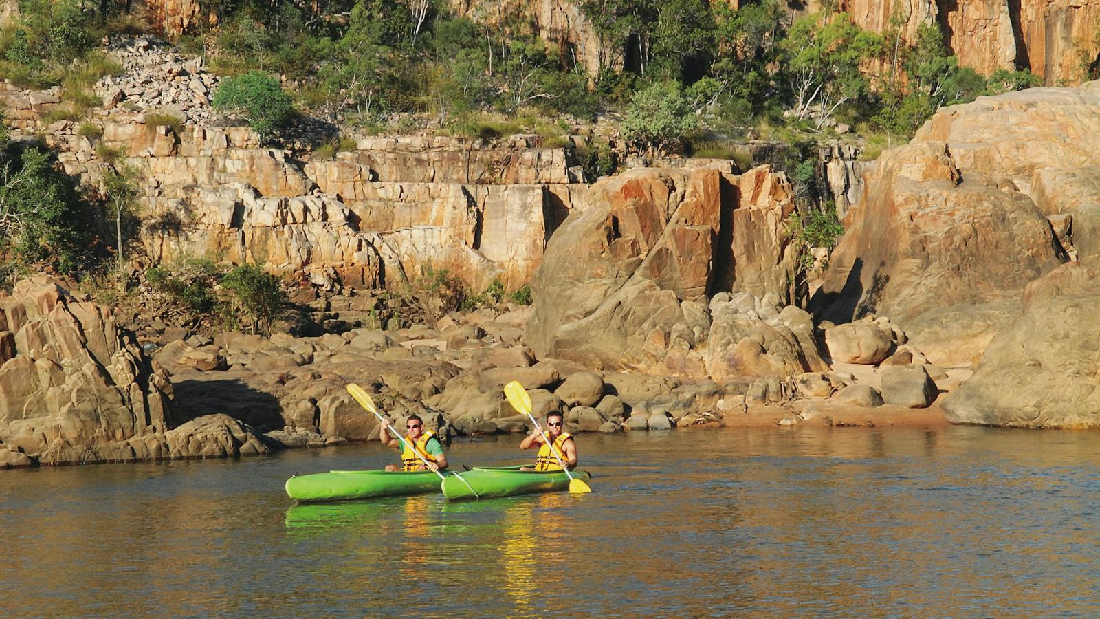 Canoeing Nitmiluk Gorge