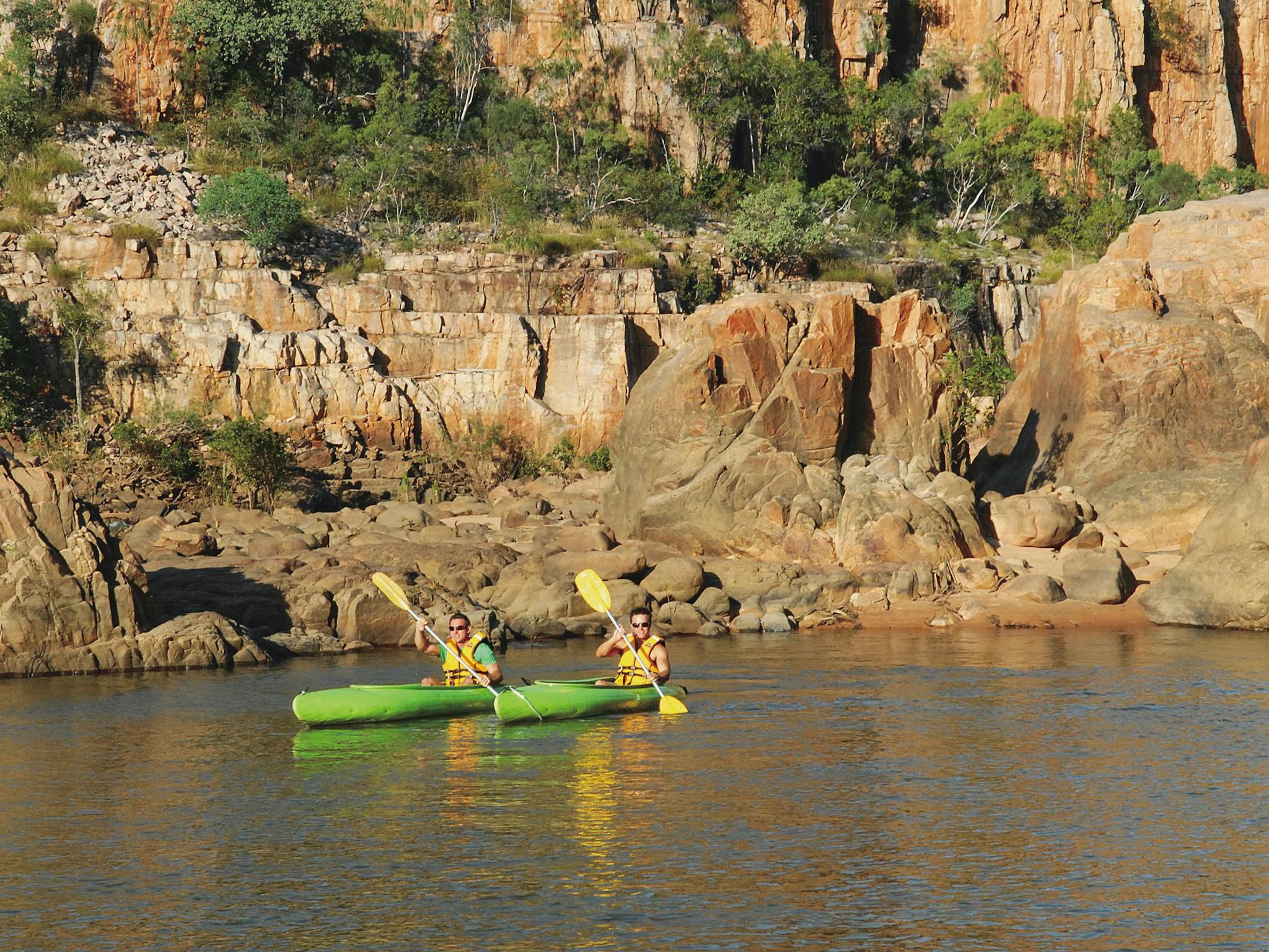 Canoeing Nitmiluk Gorge