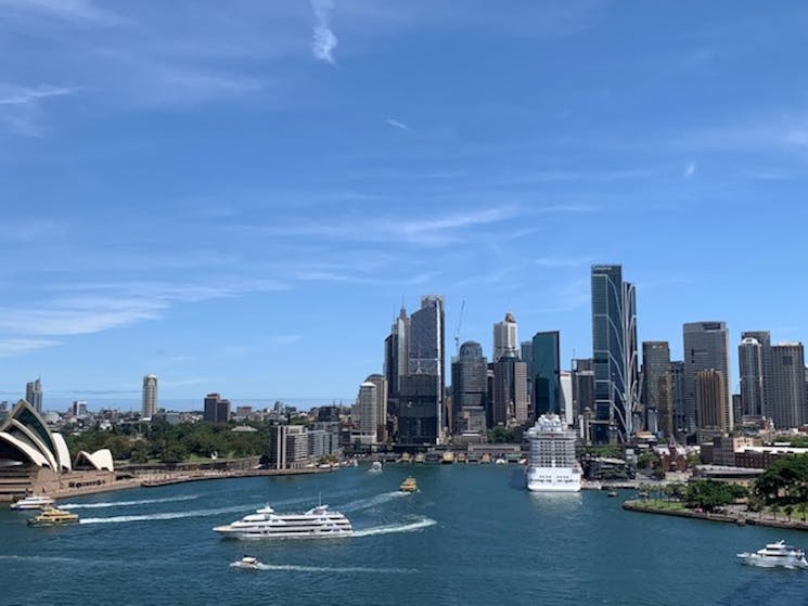 View from Sydney Harbour Bridge