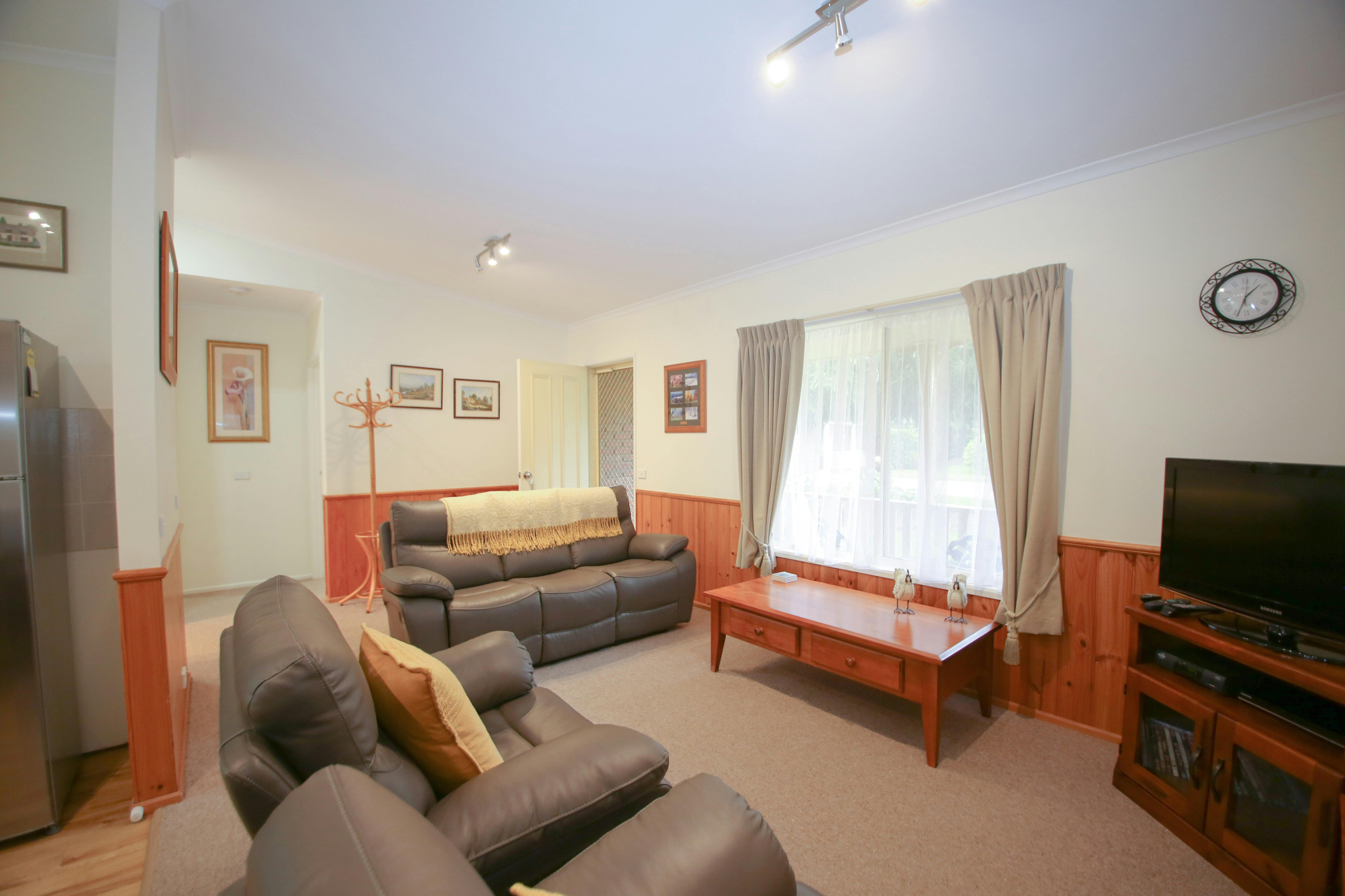 Lounge room at Silver Birches Unit 5