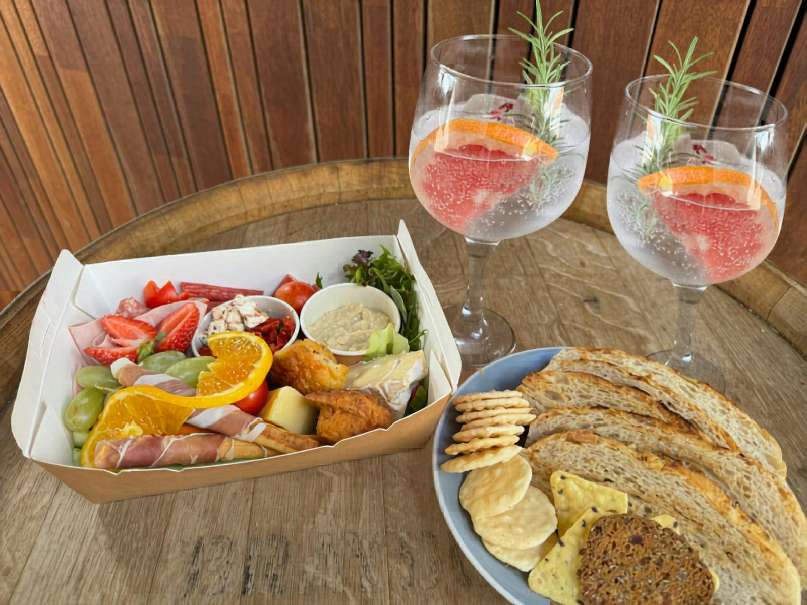2 Gin & Tonics + Tasting Platter for $50