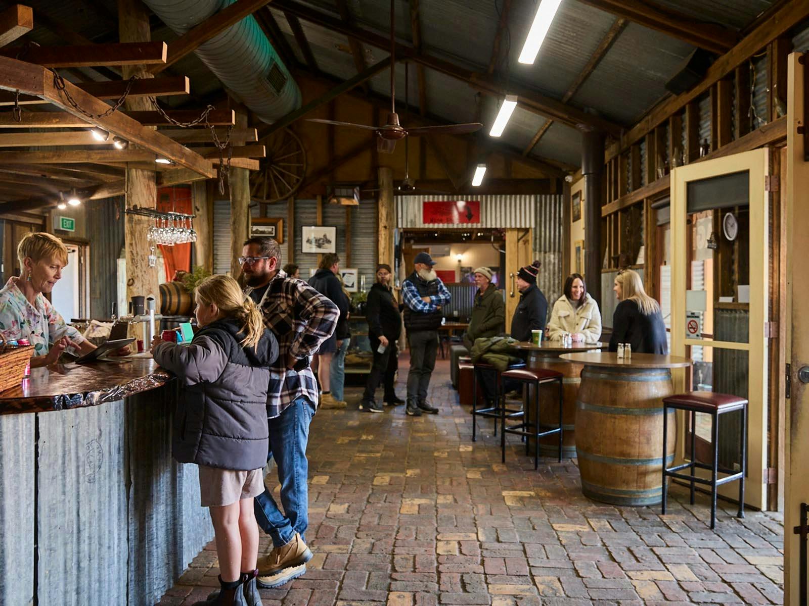 Interior of Barney's Bar & Bistro