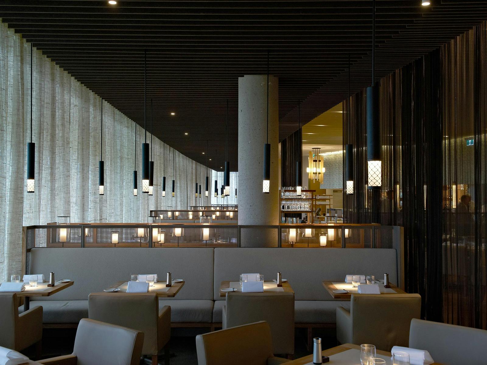 Inside Rockpool Bar and Grill