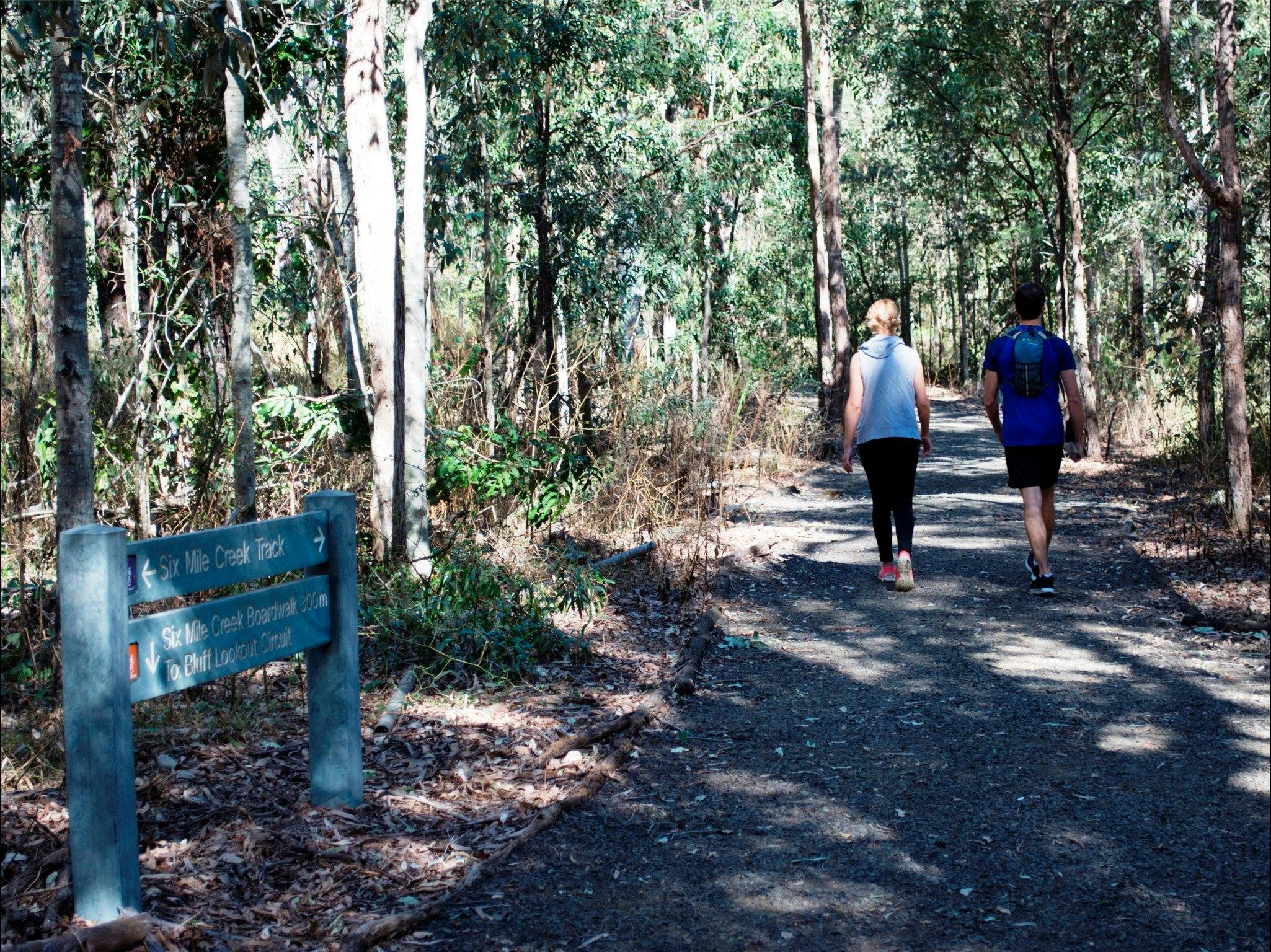 Six Mile Creek, Bluff Lookout and Little White Rock Trails