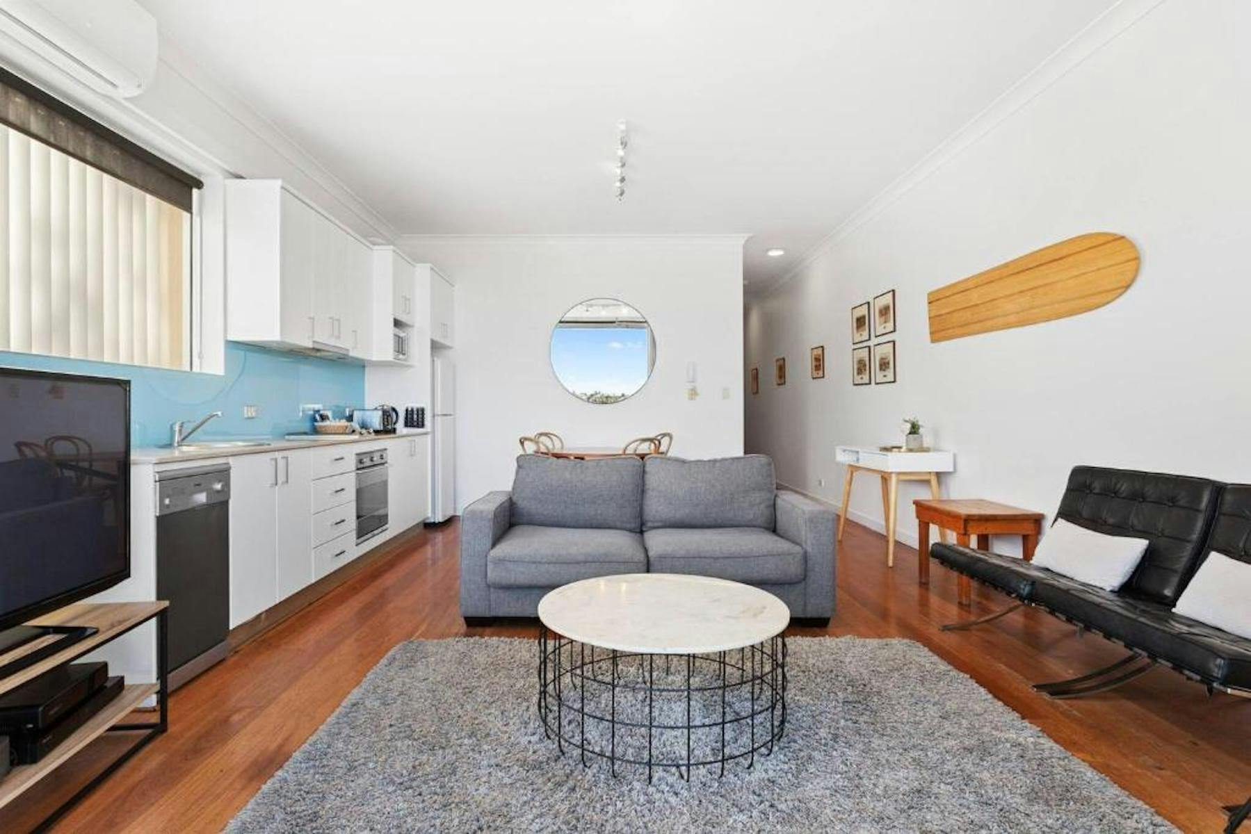 Living room with sofa bed (double size)