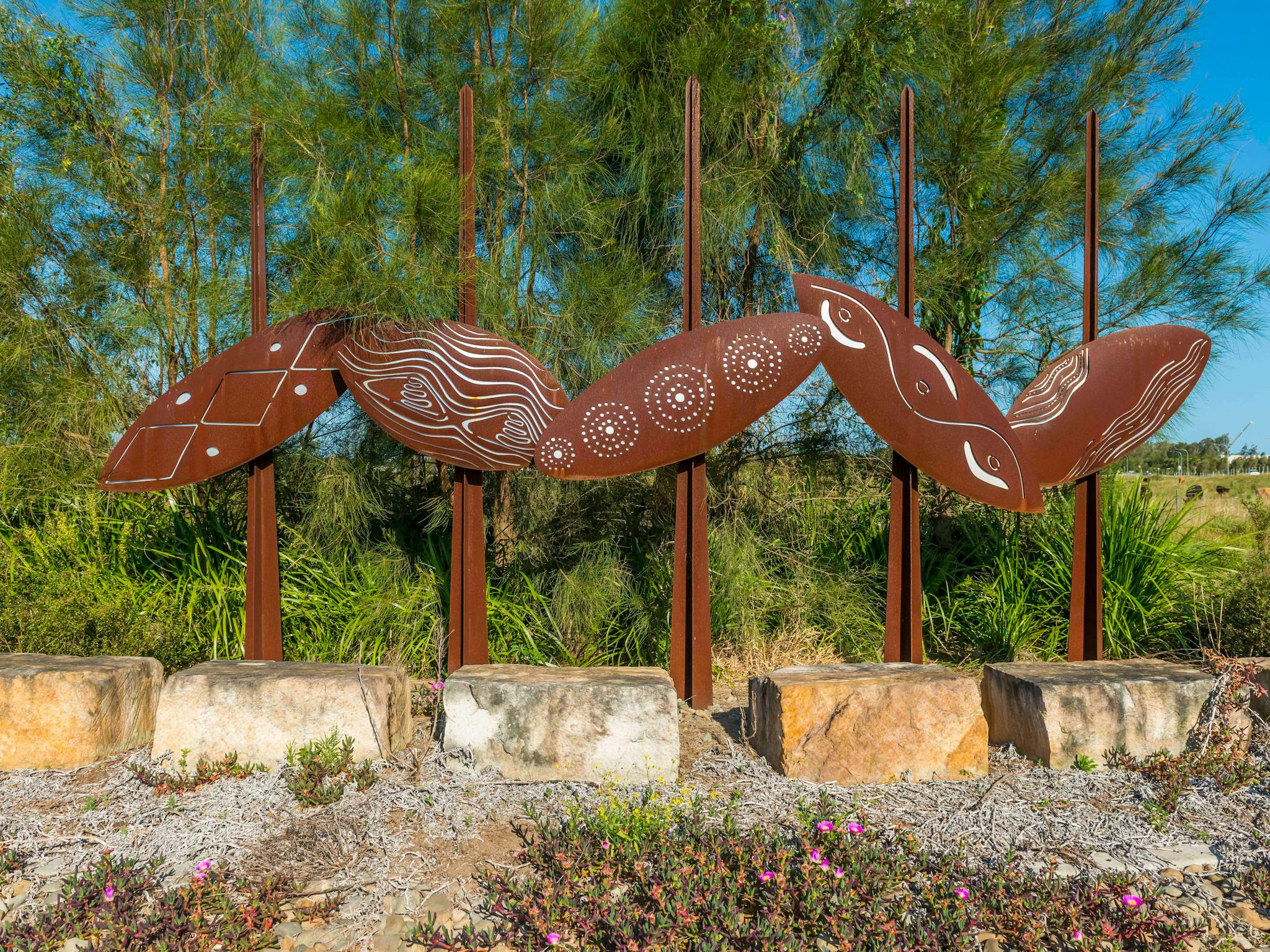corten steel shields