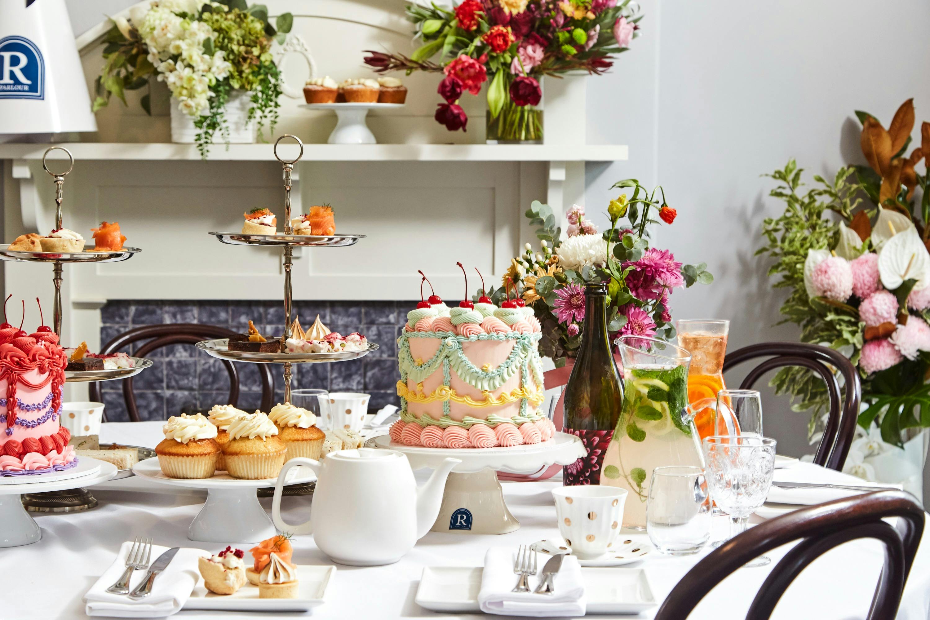 lavish high tea at The Parlour