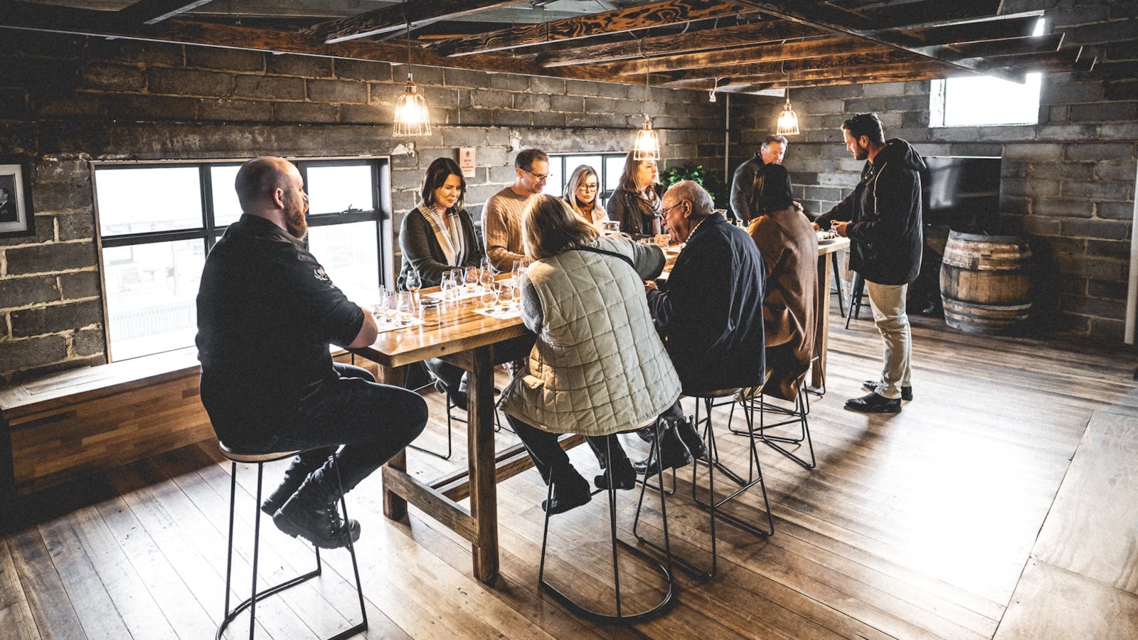 Lunch with the distillers