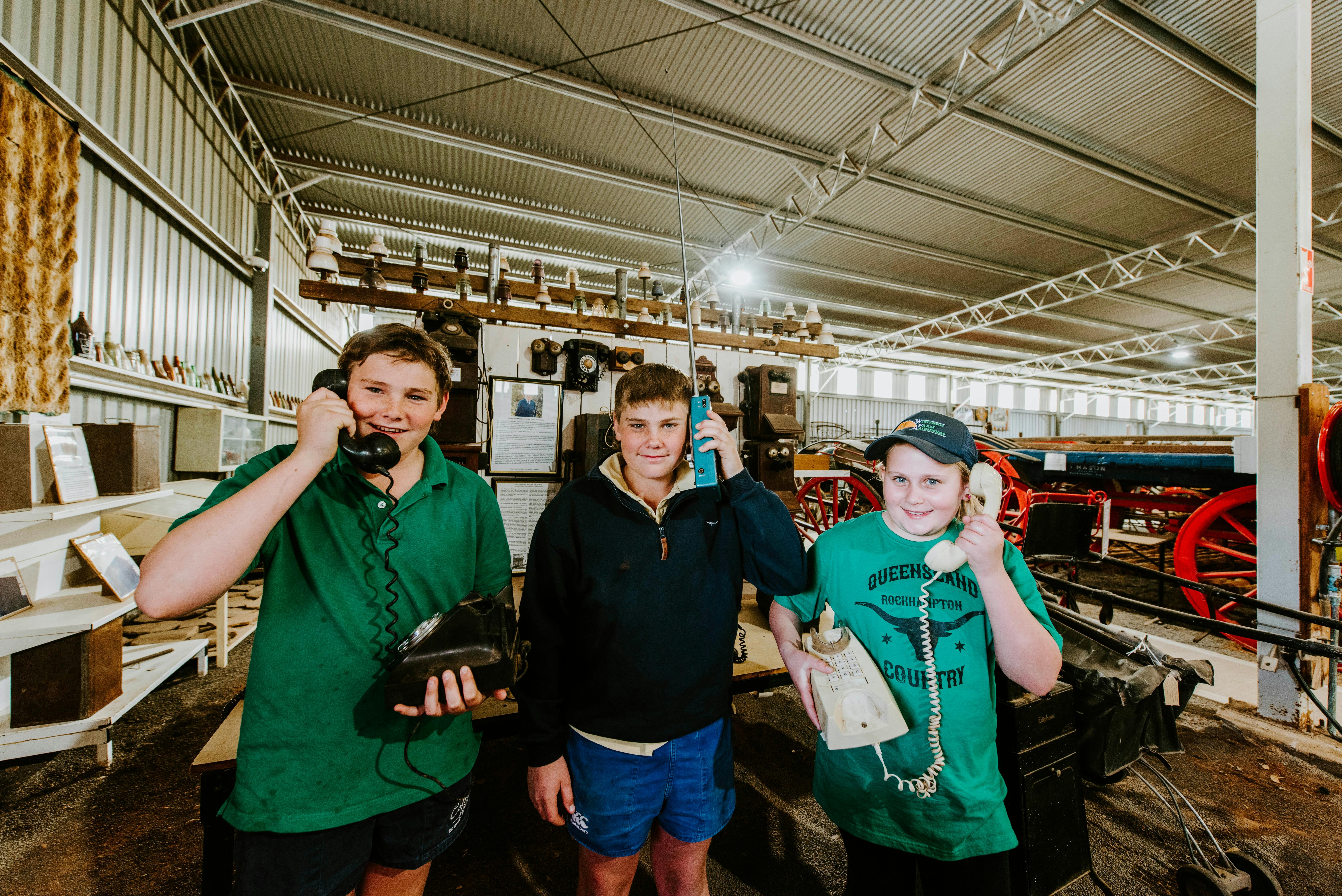 You rang? These phones are a lot larger than the phones we have now