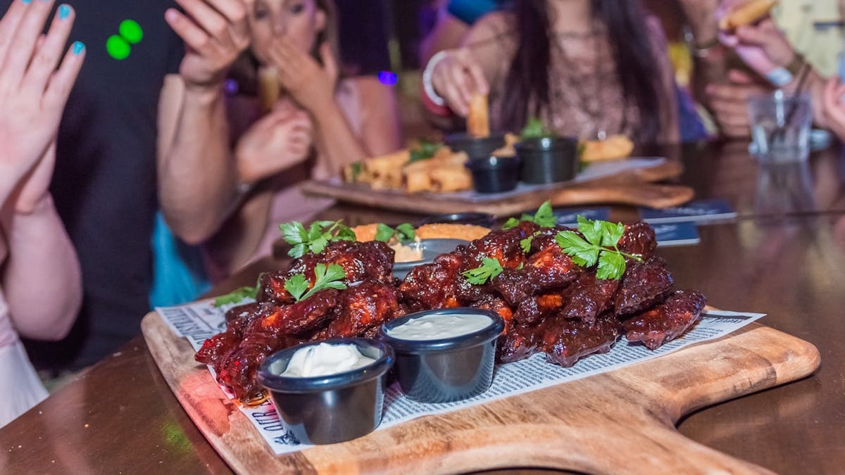 Free food on Wicked Club Crawl