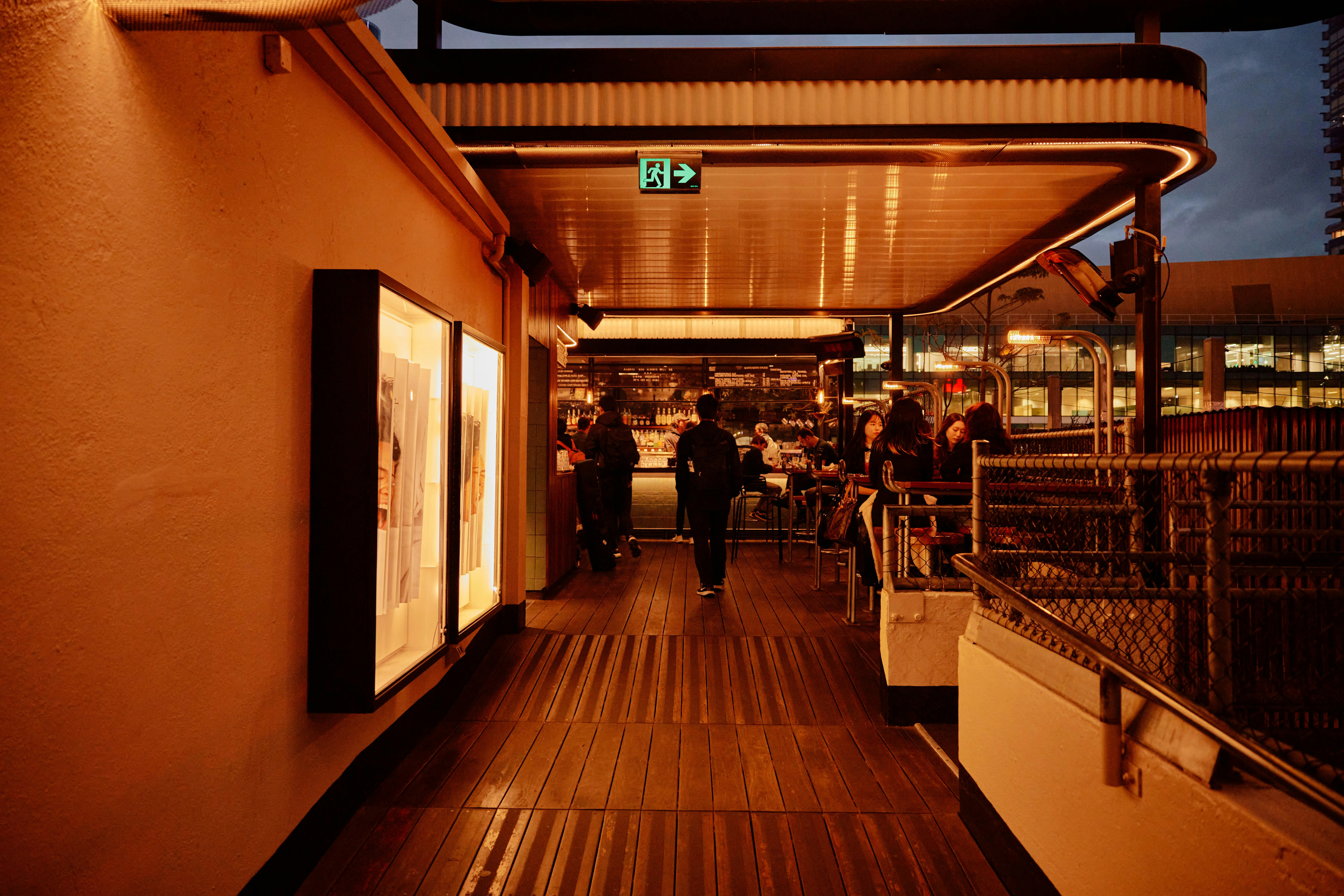 Night time at Rooftop