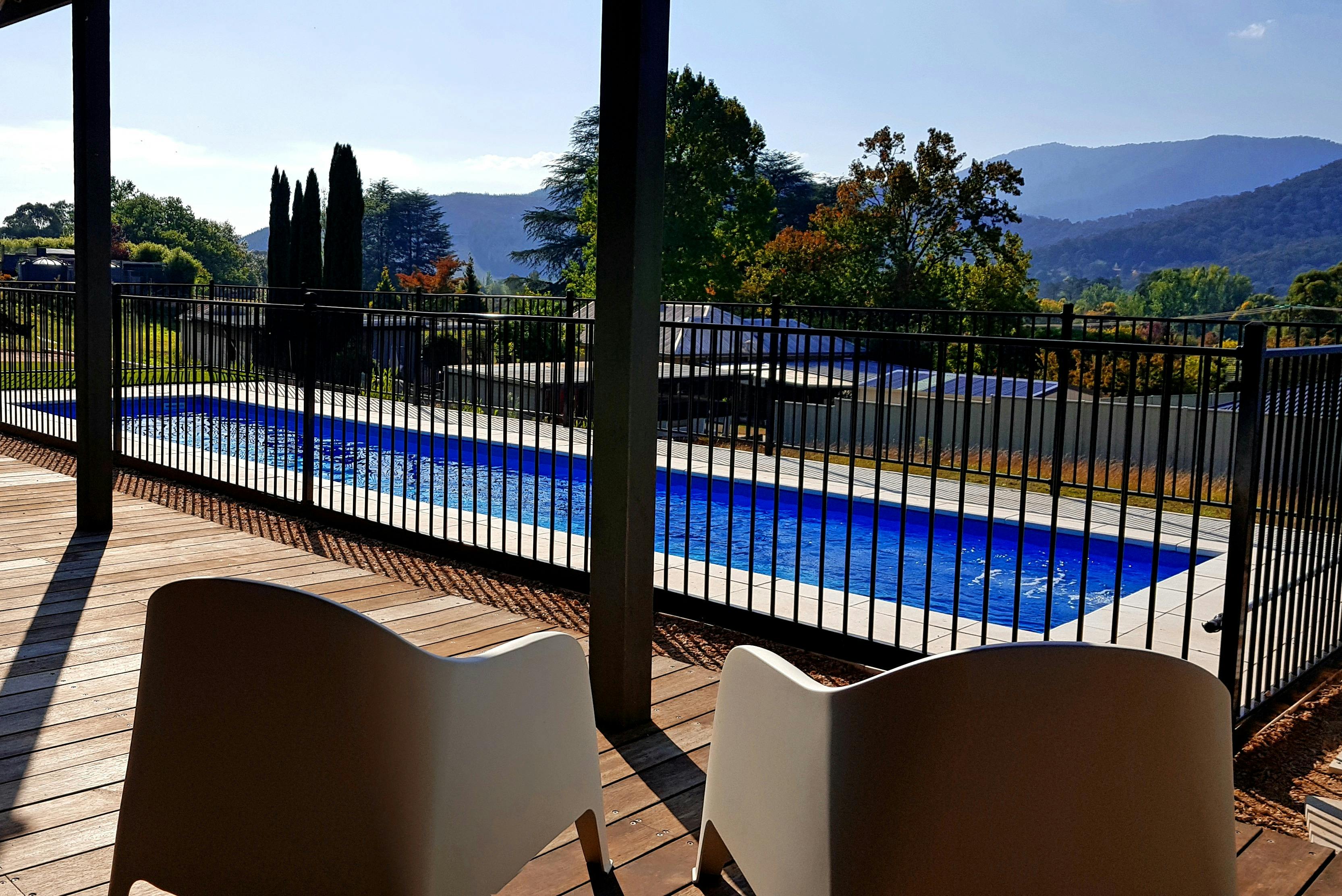 pool with views