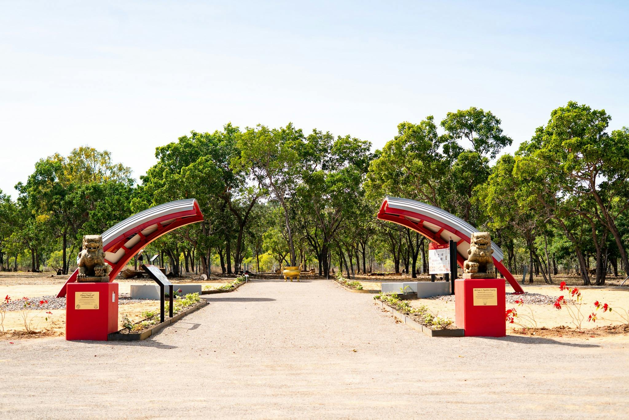 Chinese Temple Site - entrance