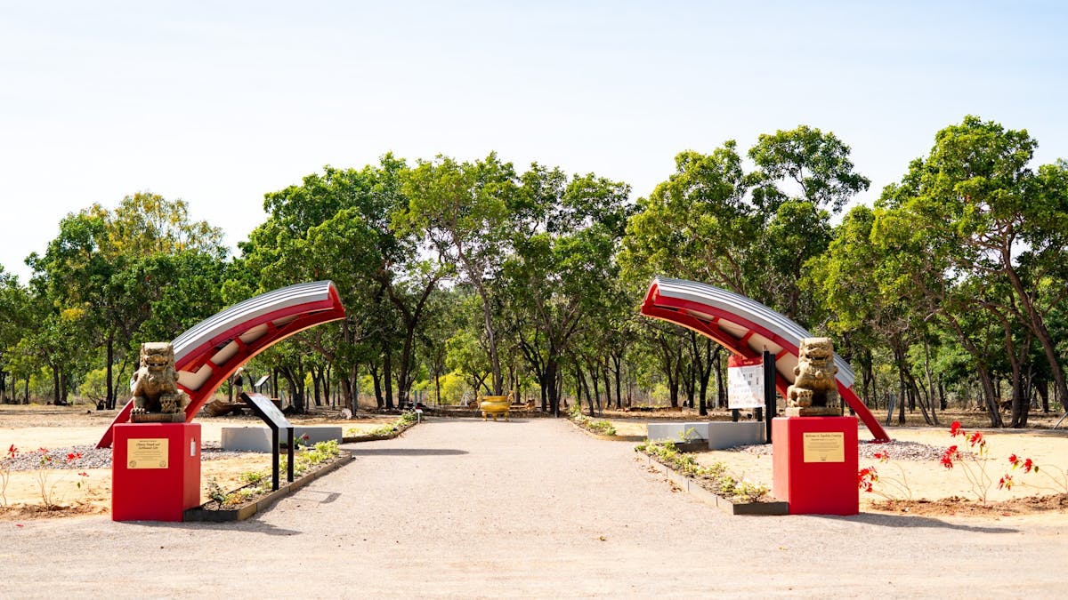 Chinese Temple Site - entrance