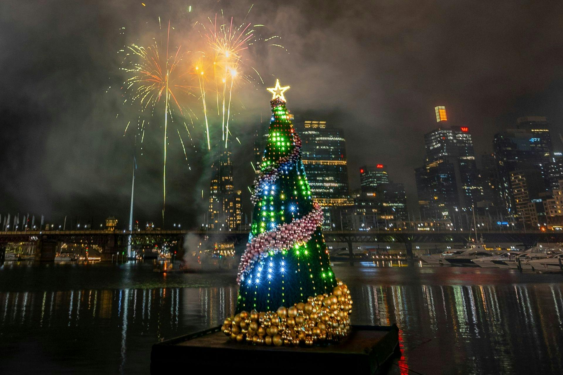 Darling Harbour's Floating Christmas Tree