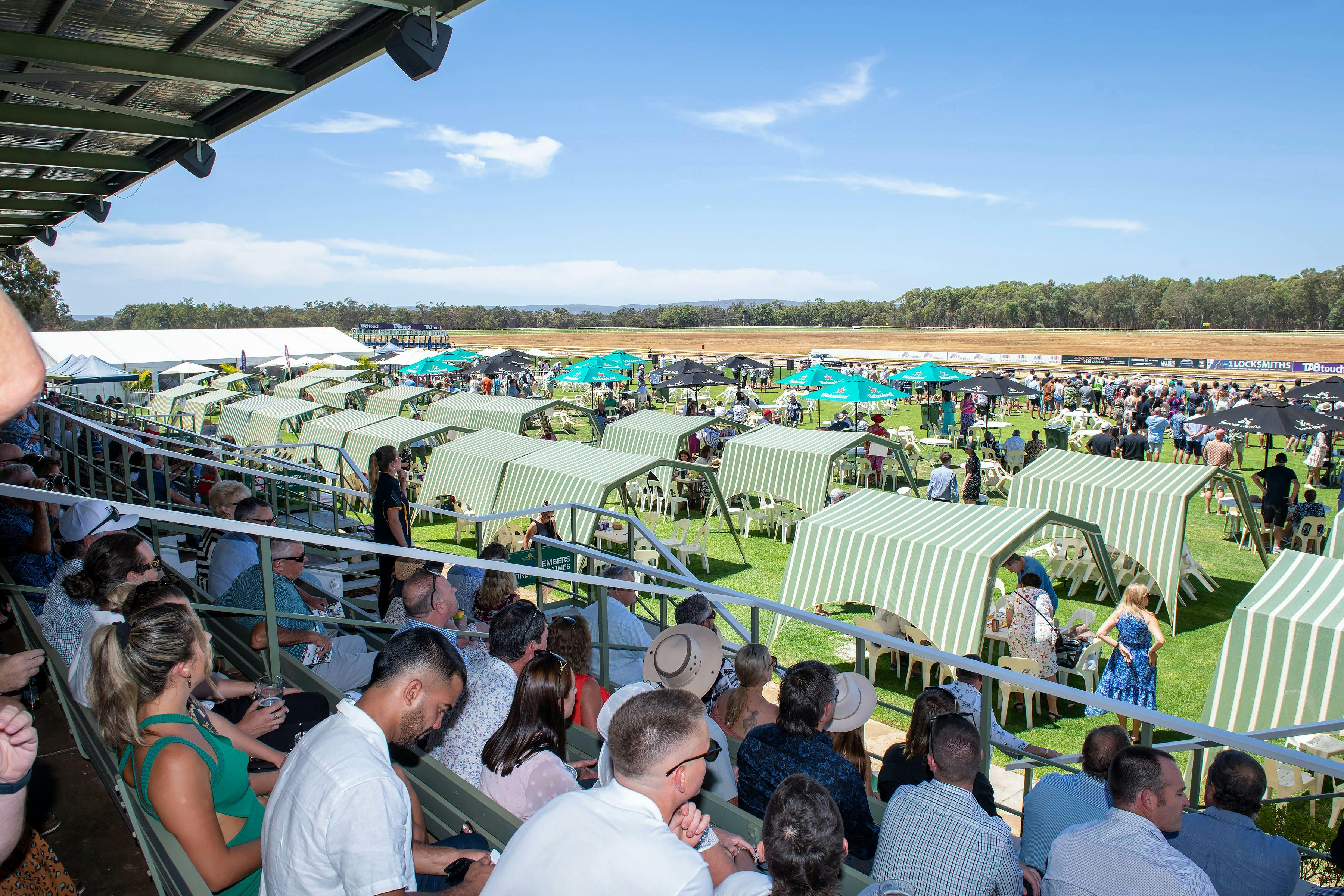 Grandstand at Pinjarra Park