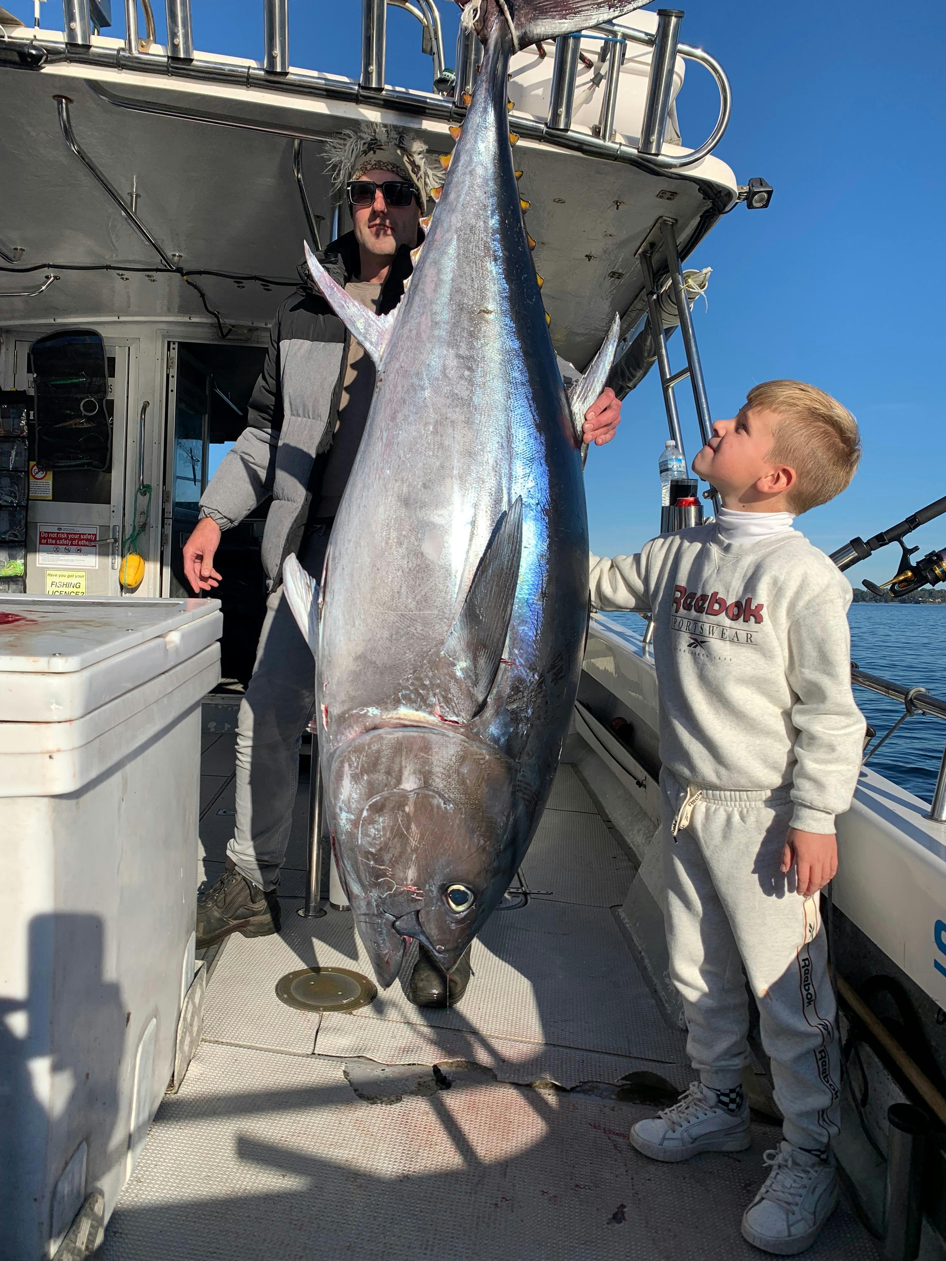 Two fellas one big catch