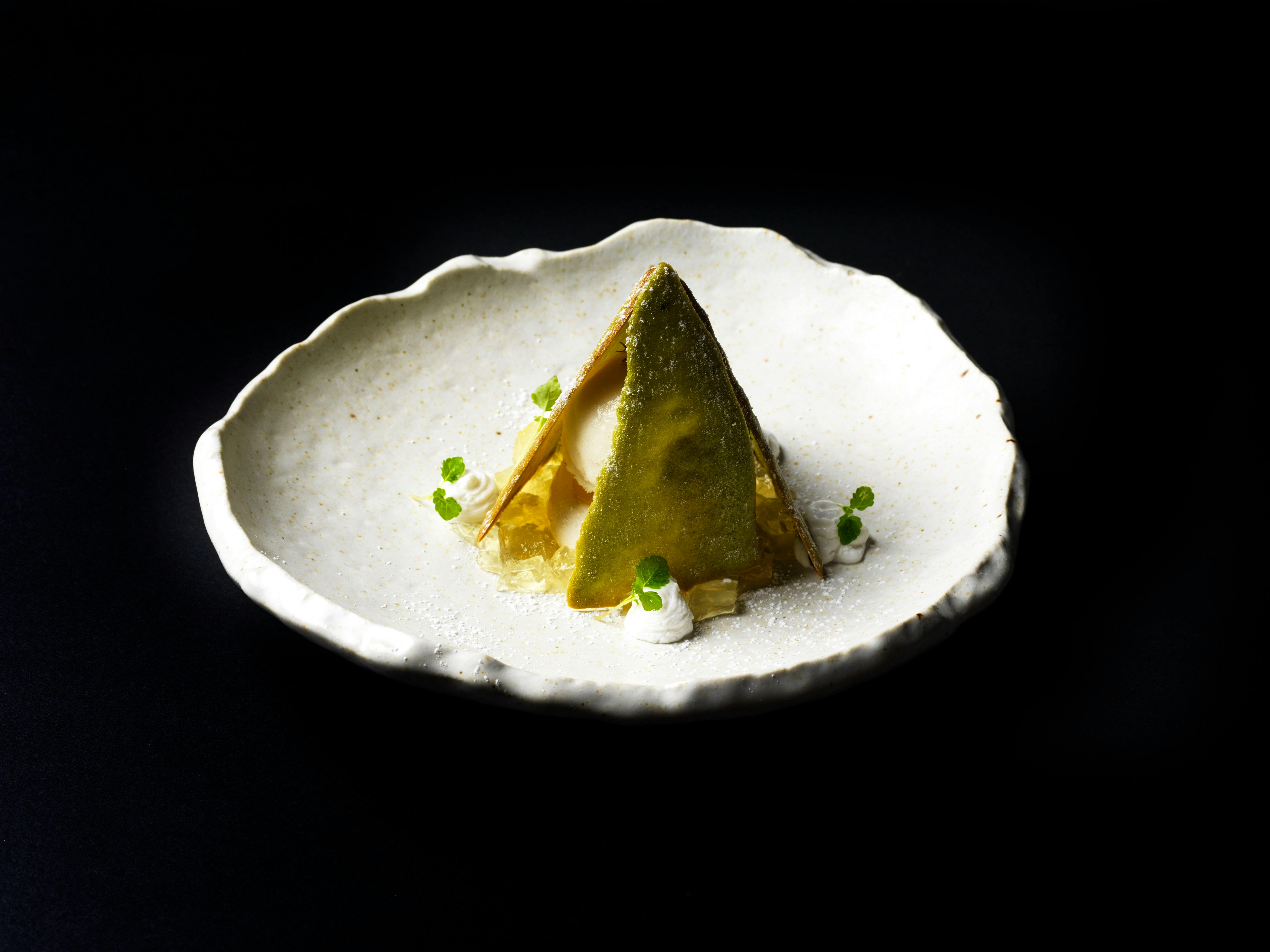 Koto restaurant matcha pavlova dessert