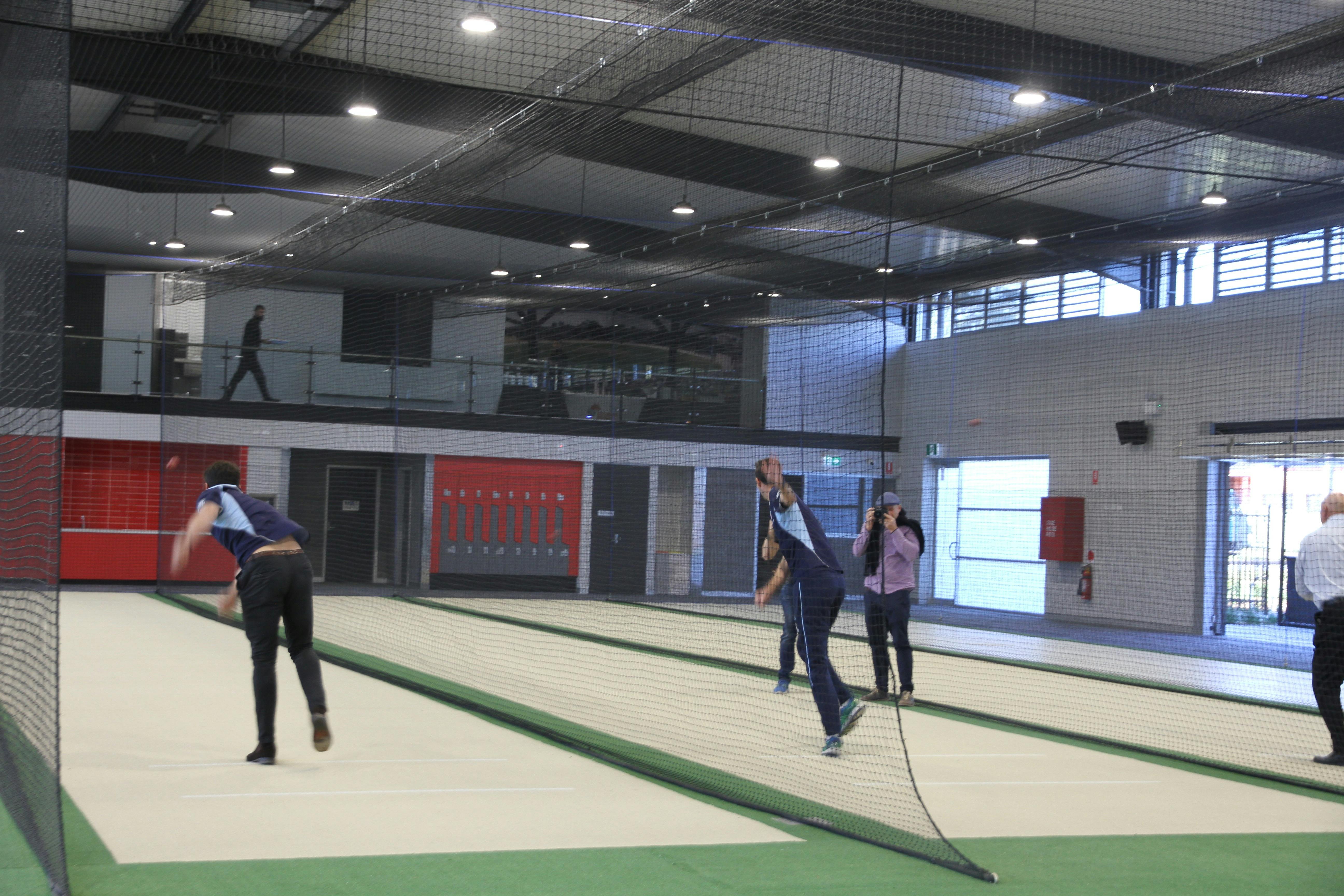Cricket nets at Norm O'Neill Cricket training facility