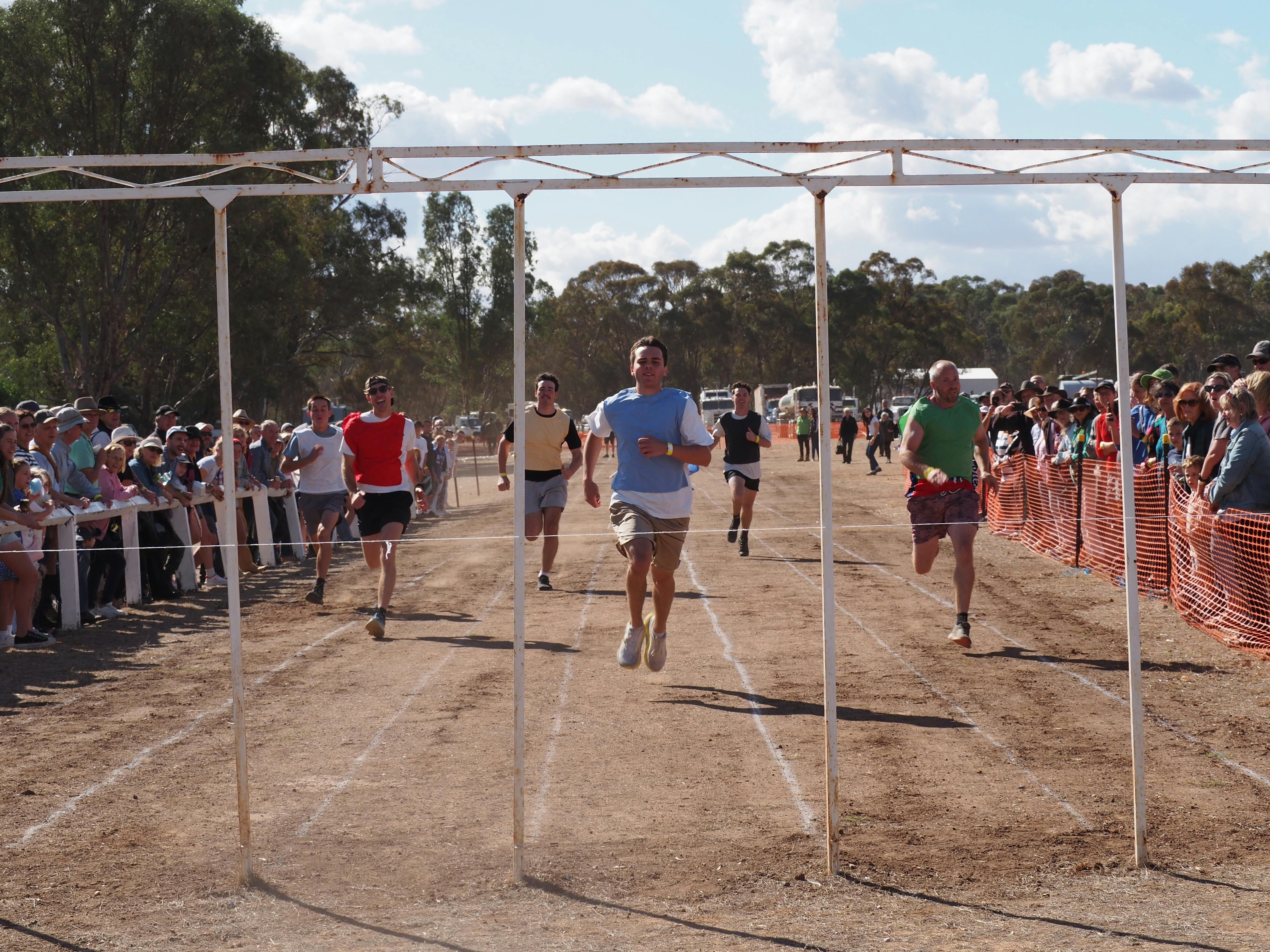 runners competing in the foot race competition