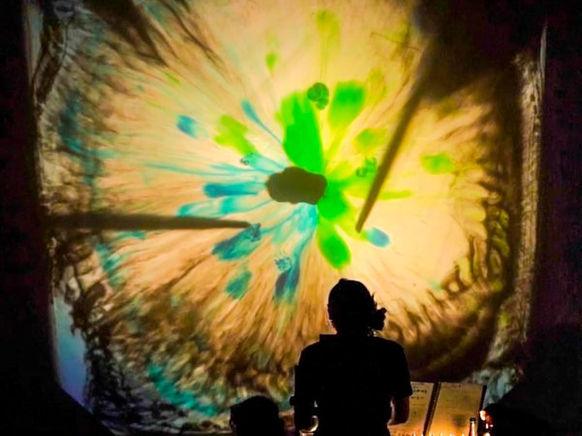 Light art from the show