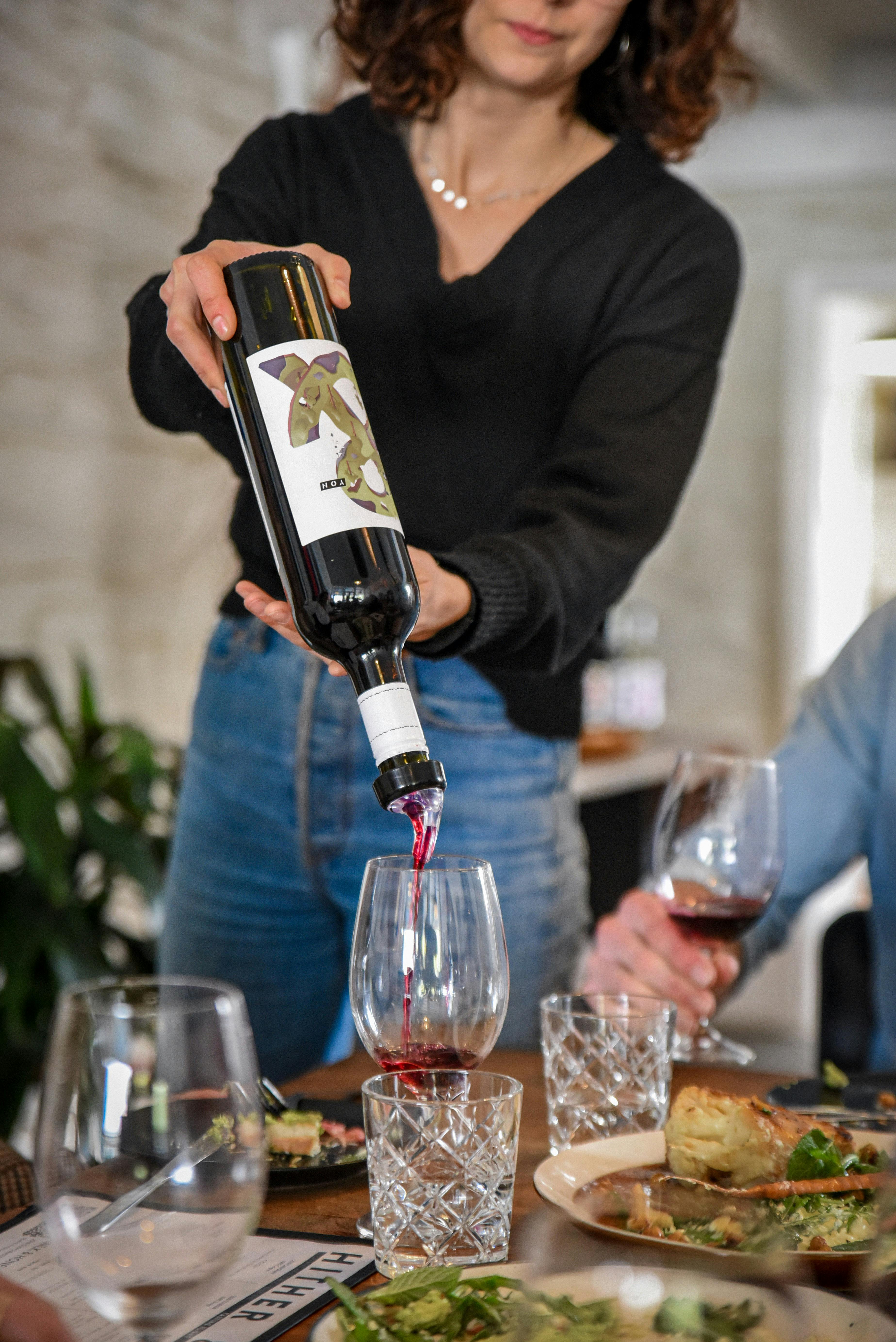 Wine tasting at Hither & Yon