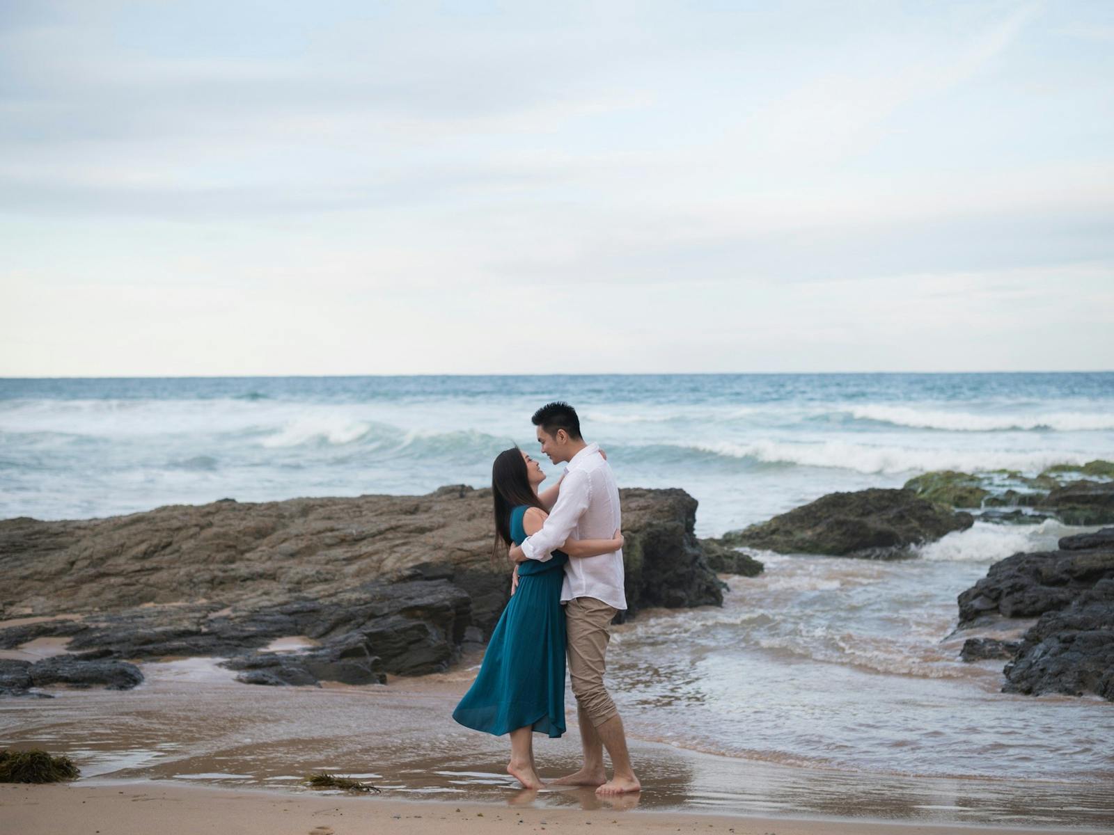 Couple at the beach