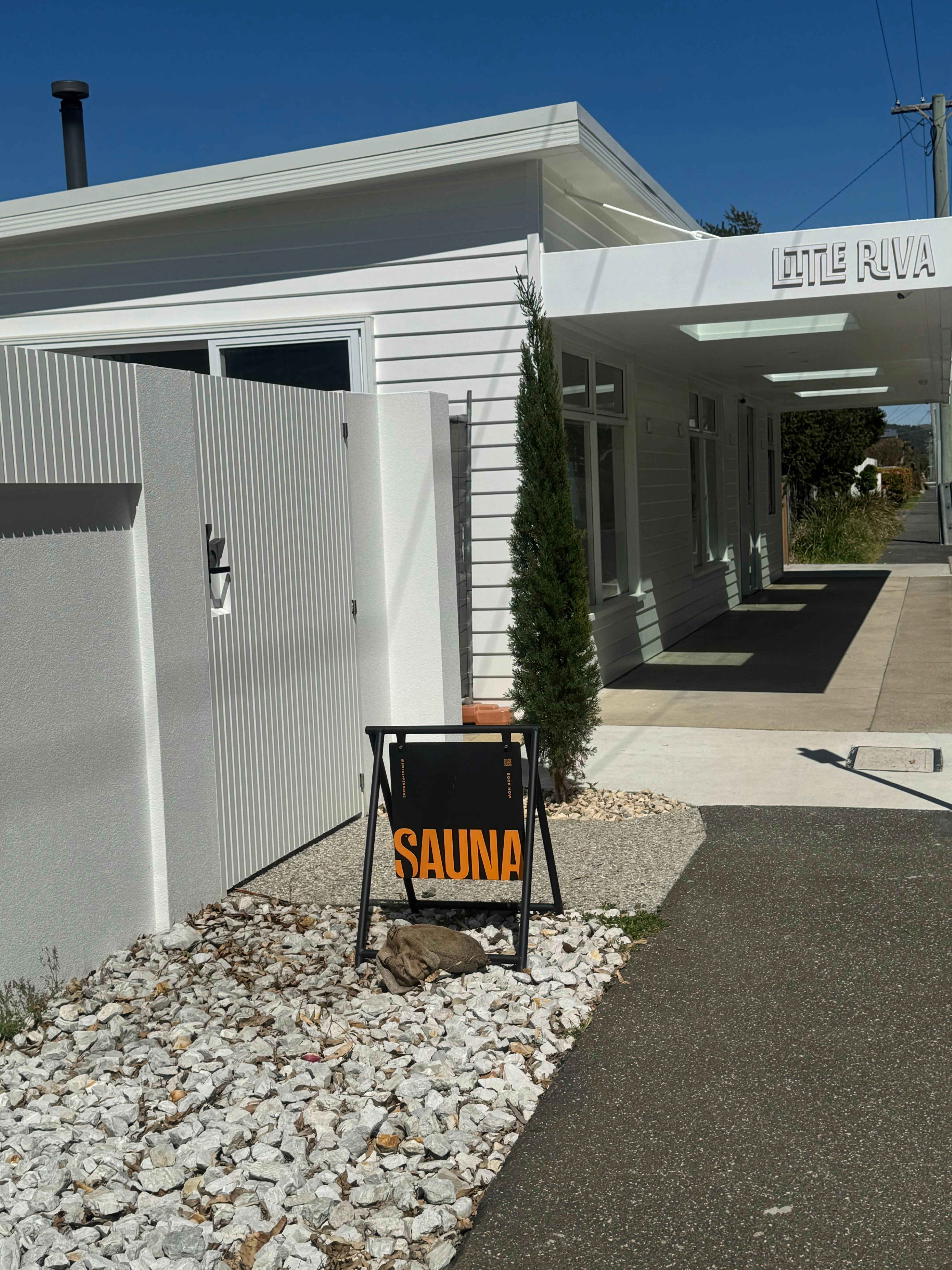 Turners Beach Sauna - Located next to Little Riva Cafe