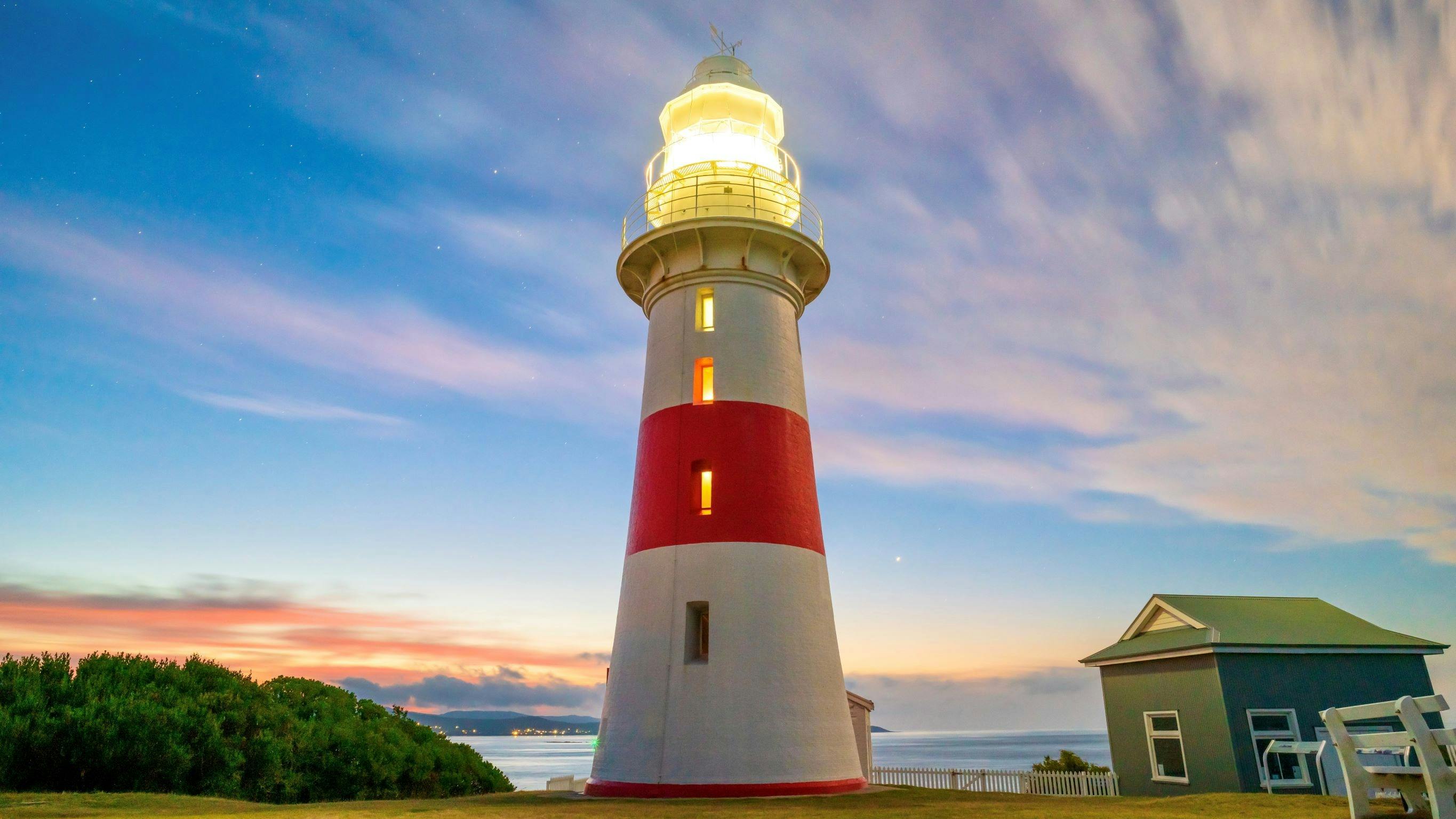 The Low Head Lighthouse, the view from the Light Keepers Shack sunroom