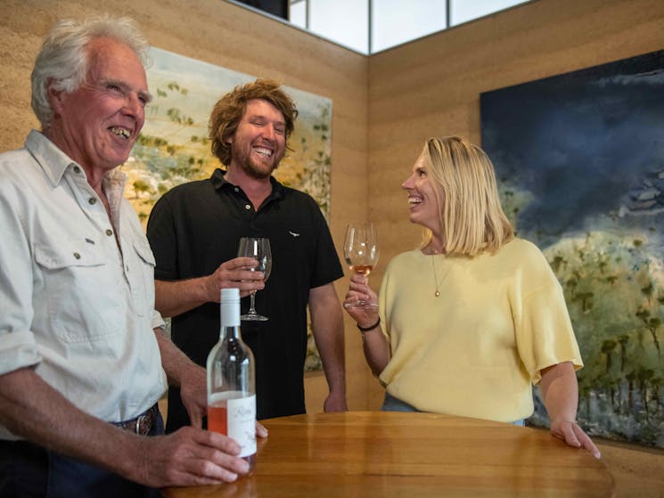 Tastings are intimate and personalised with one of the Rosby family.