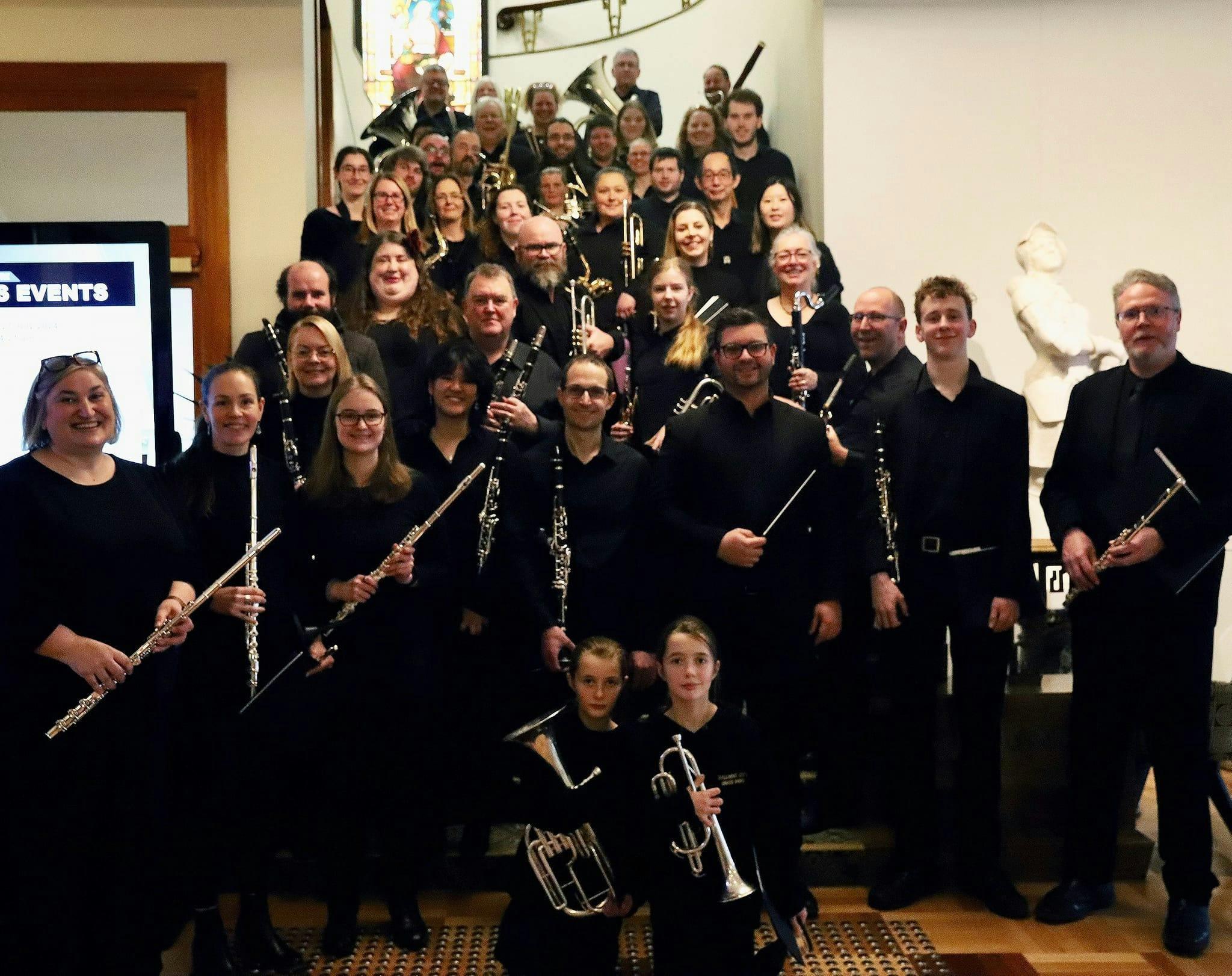 Ballarat Memorial Concert Band at the Ballarat Airport