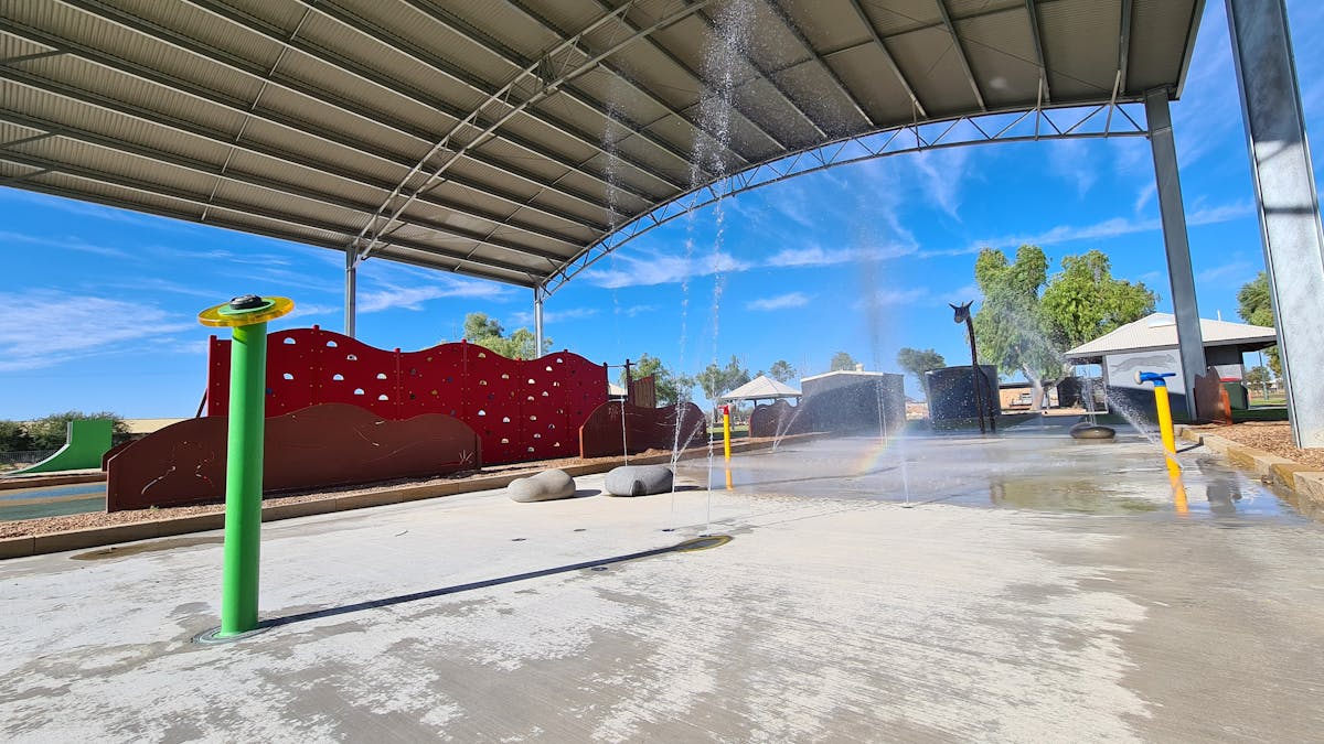 Birdsville zero depth waterpark