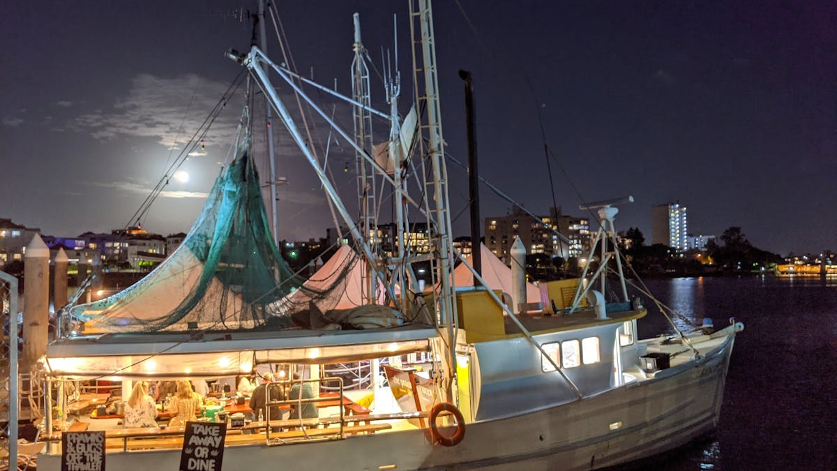 On water seafood dining experience, right in Brisbane's CBD