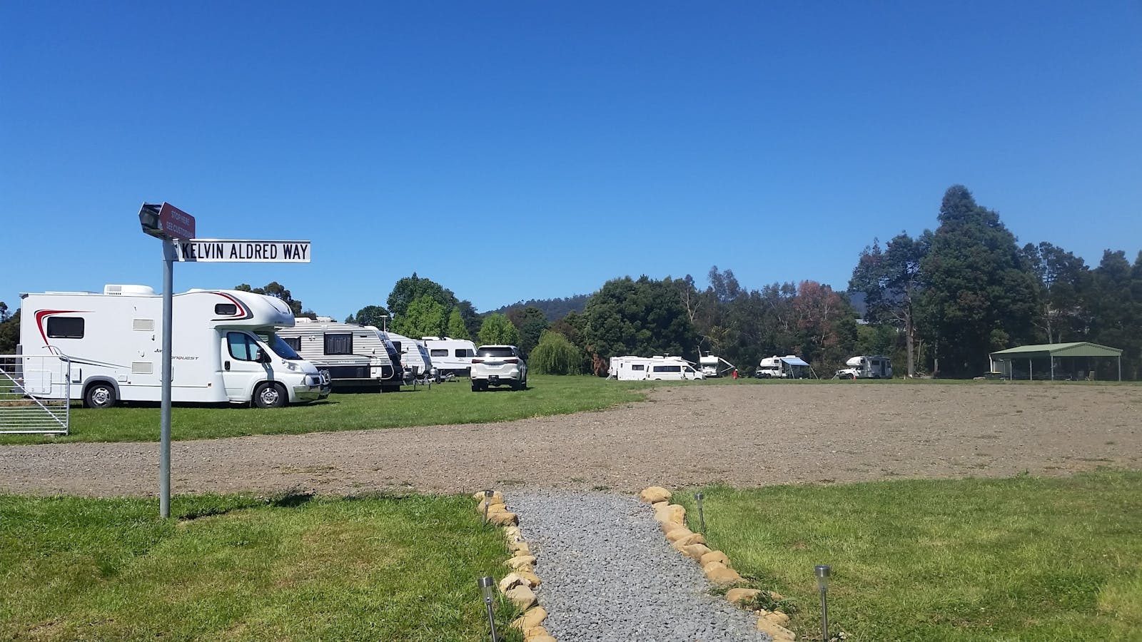 Campers at Geeveston