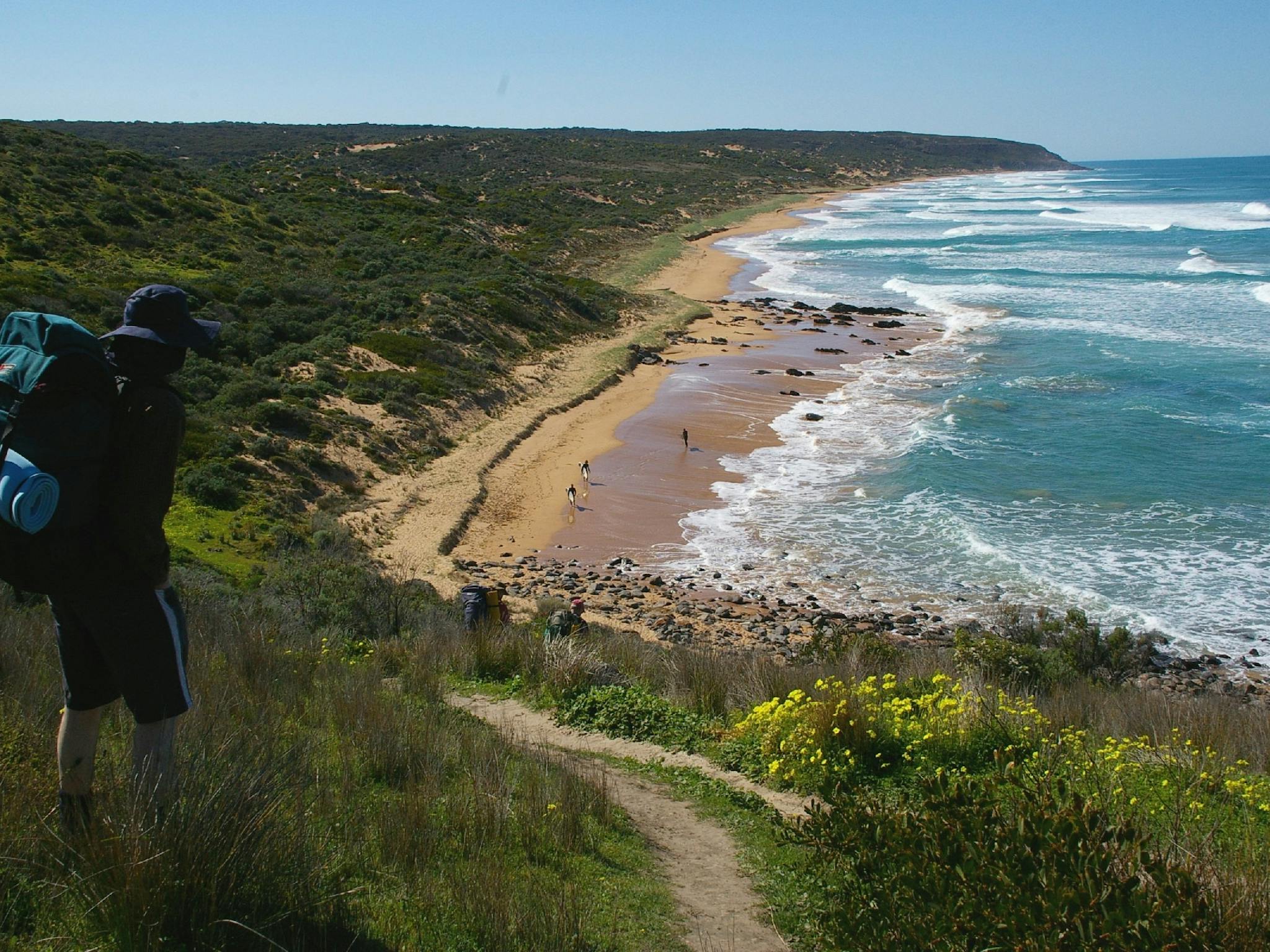 The coastline from the Heysen Trail