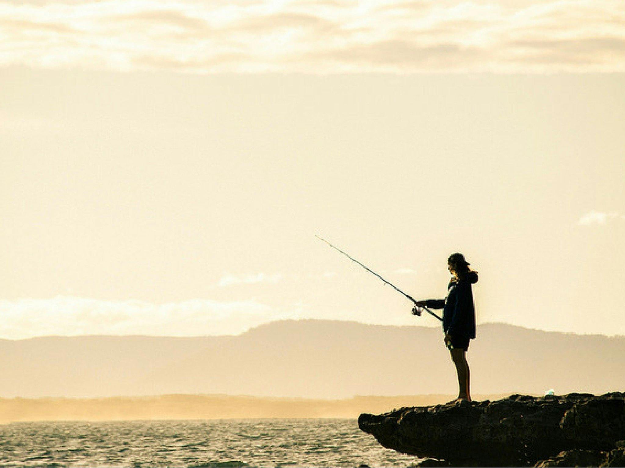 fish, fishing, rock, beach, currarong, south coast, shoalhaven