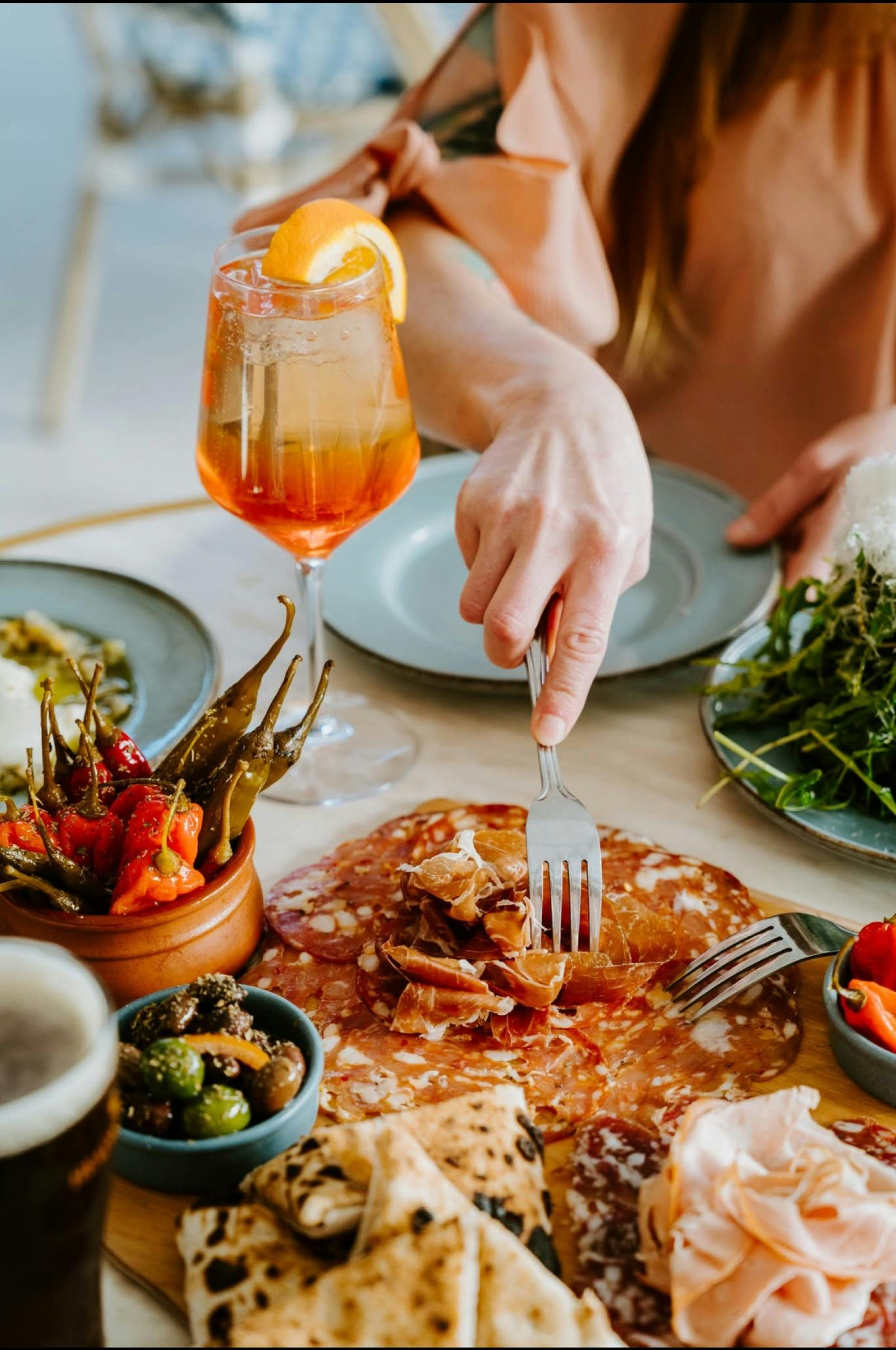 Authentic wood fire pizza